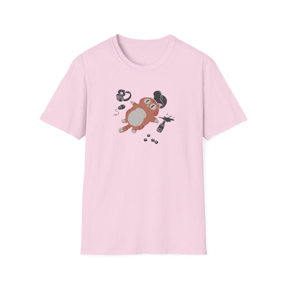 Lirik Gamed Out Cat Unisex Softstyle T-Shirt