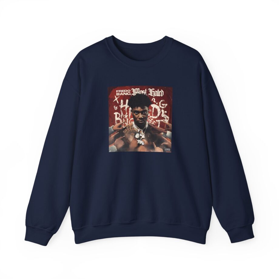 Fredo Bang Most Hated Unisex Heavy Blend™ Crewneck Sweatshirt