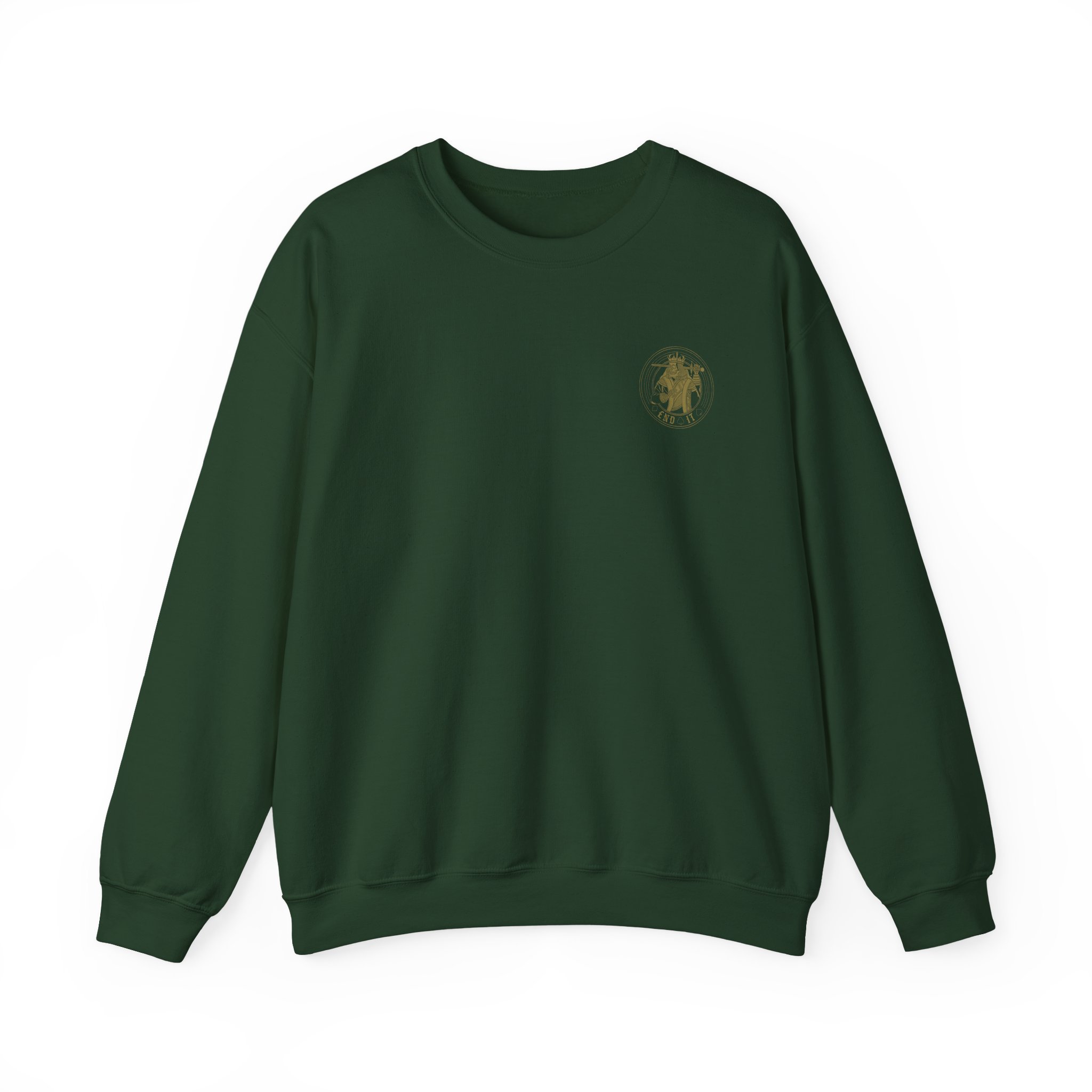 End It King Circle Unisex Heavy Blendâ„¢ Crewneck Sweatshirt