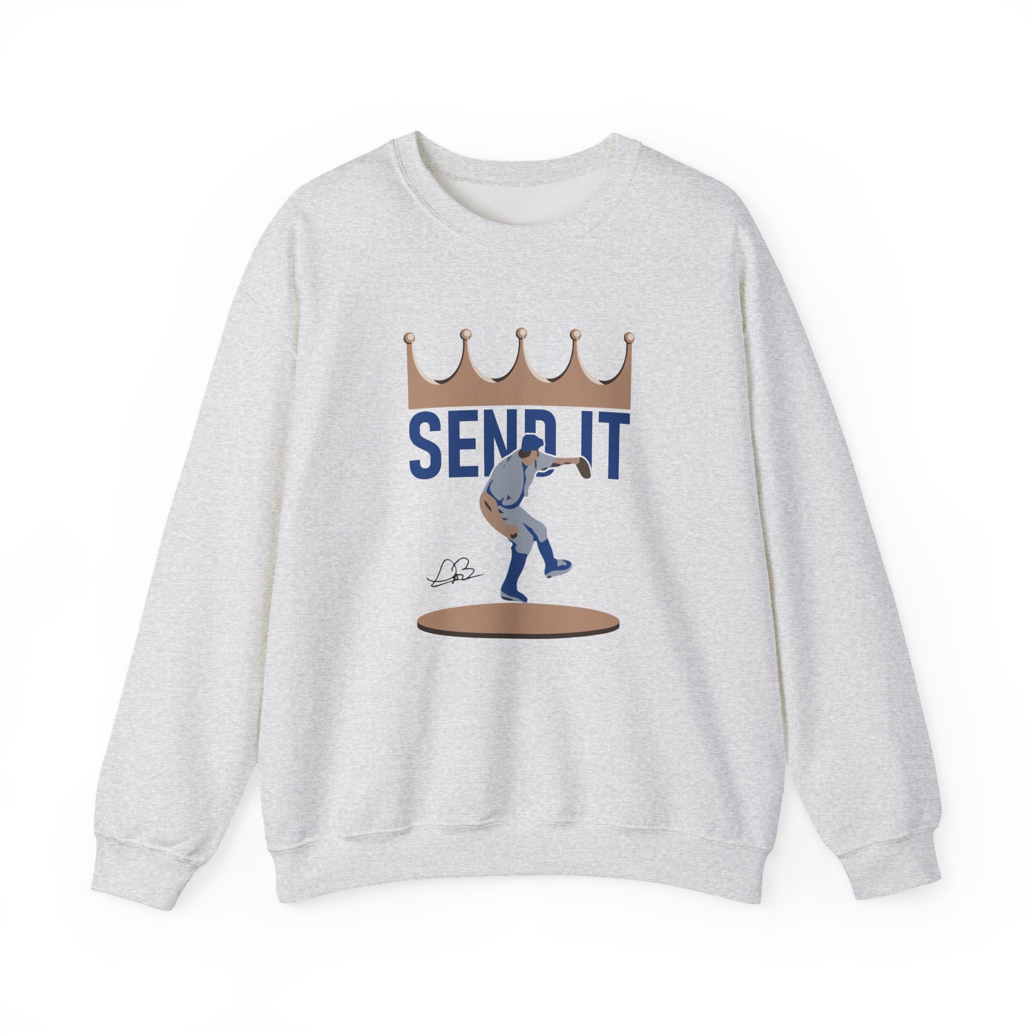 Trevor Bauer Send It Unisex Heavy Blendâ„¢ Crewneck Sweatshirt