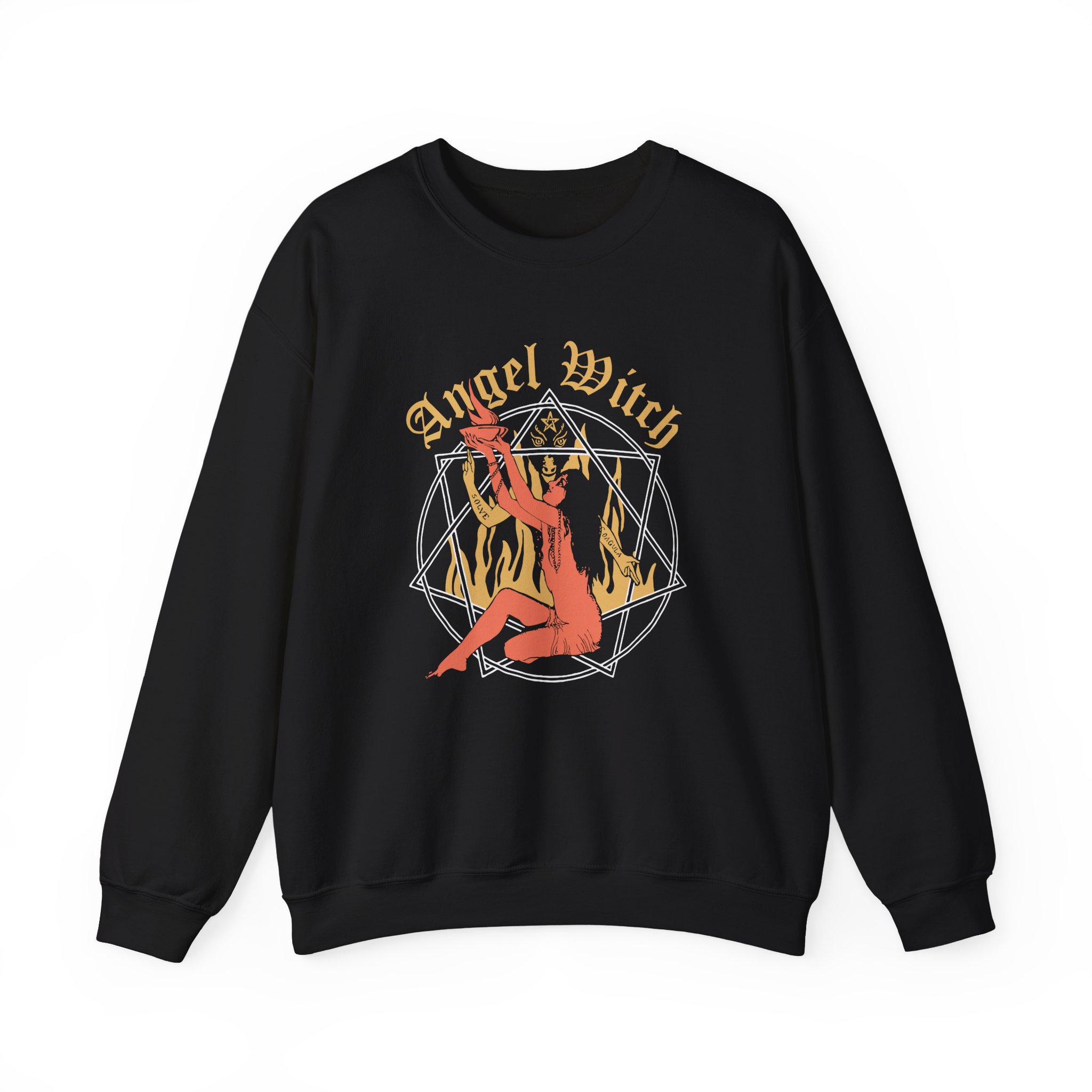 Angel Witch Priestess Unisex Heavy Blendâ„¢ Crewneck Sweatshirt