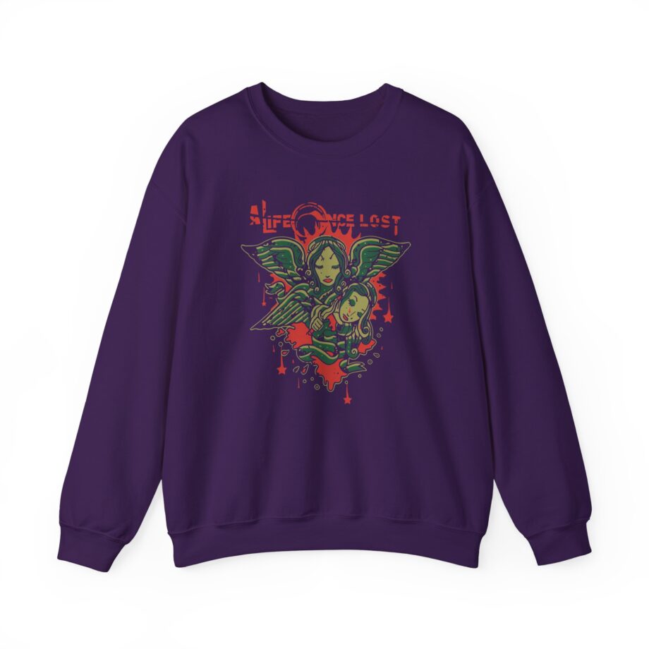 A Life Once Lost Angel Unisex Heavy Blend™ Crewneck Sweatshirt