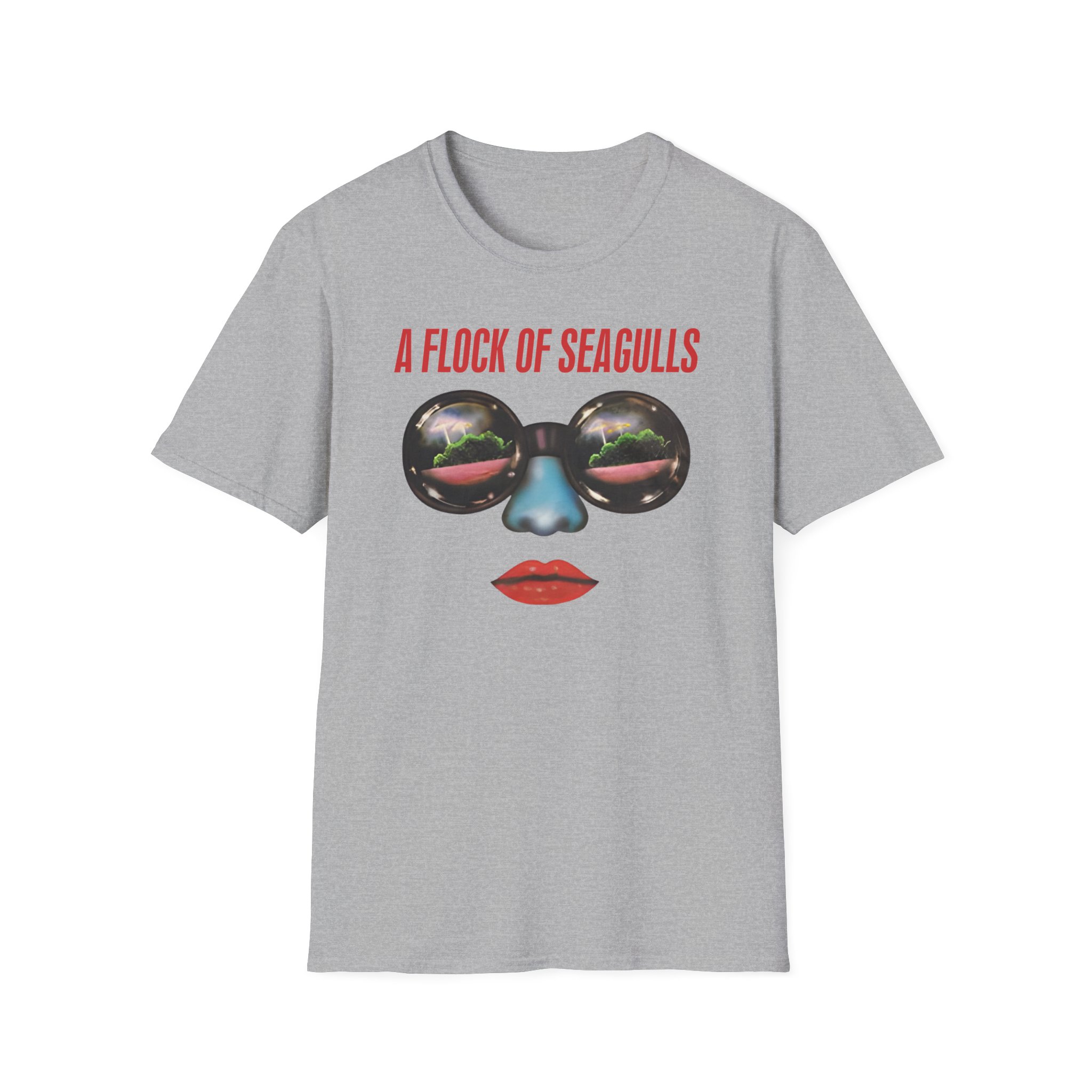 A Flock of Seagulls Us 1982 Tour Unisex Softstyle T-Shirt