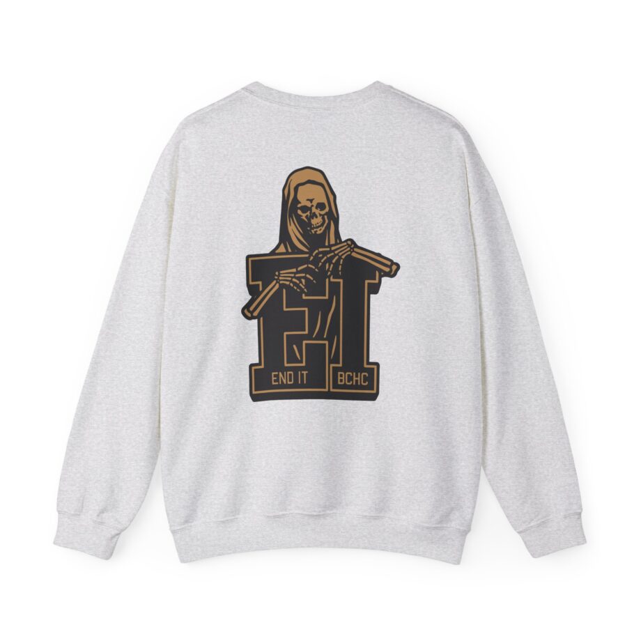 End It Bchc Reaper Emblem Unisex Heavy Blend™ Crewneck Sweatshirt