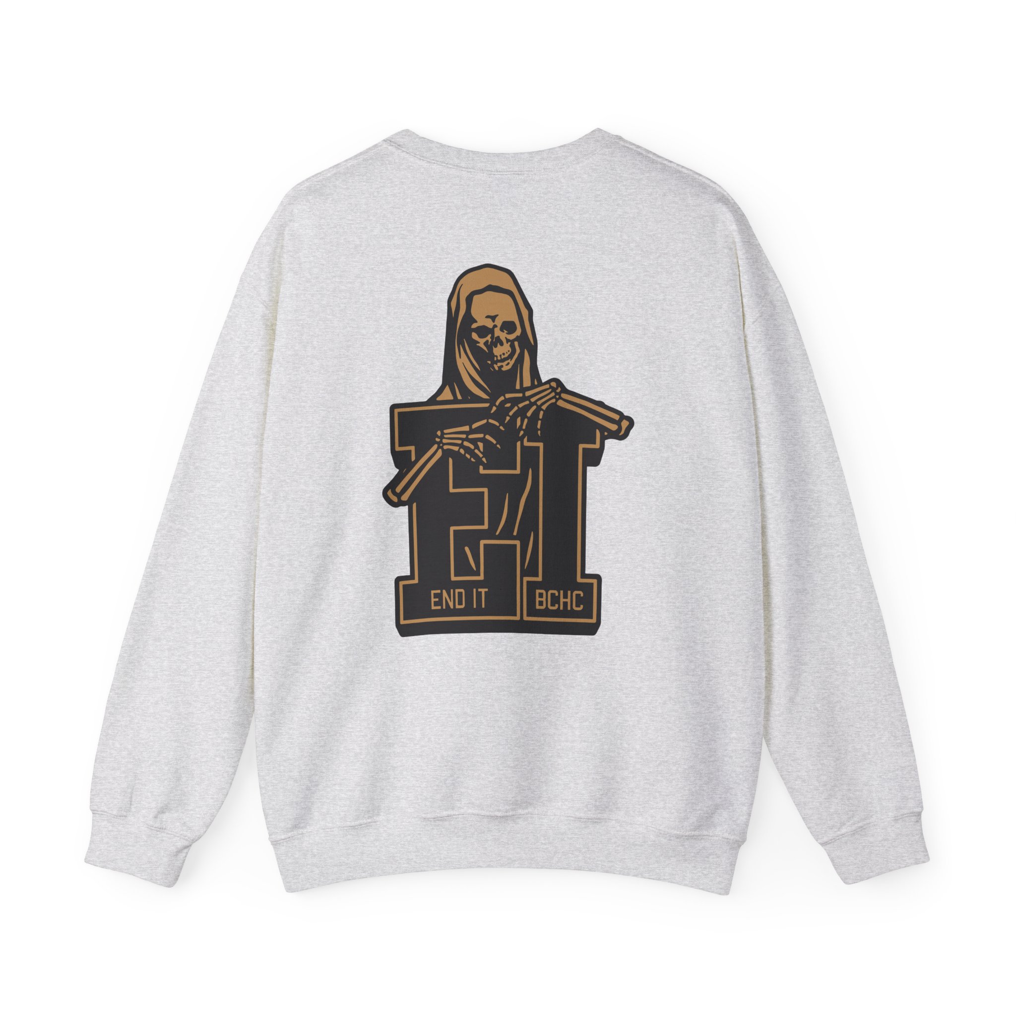 End It Bchc Reaper Emblem Unisex Heavy Blendâ„¢ Crewneck Sweatshirt