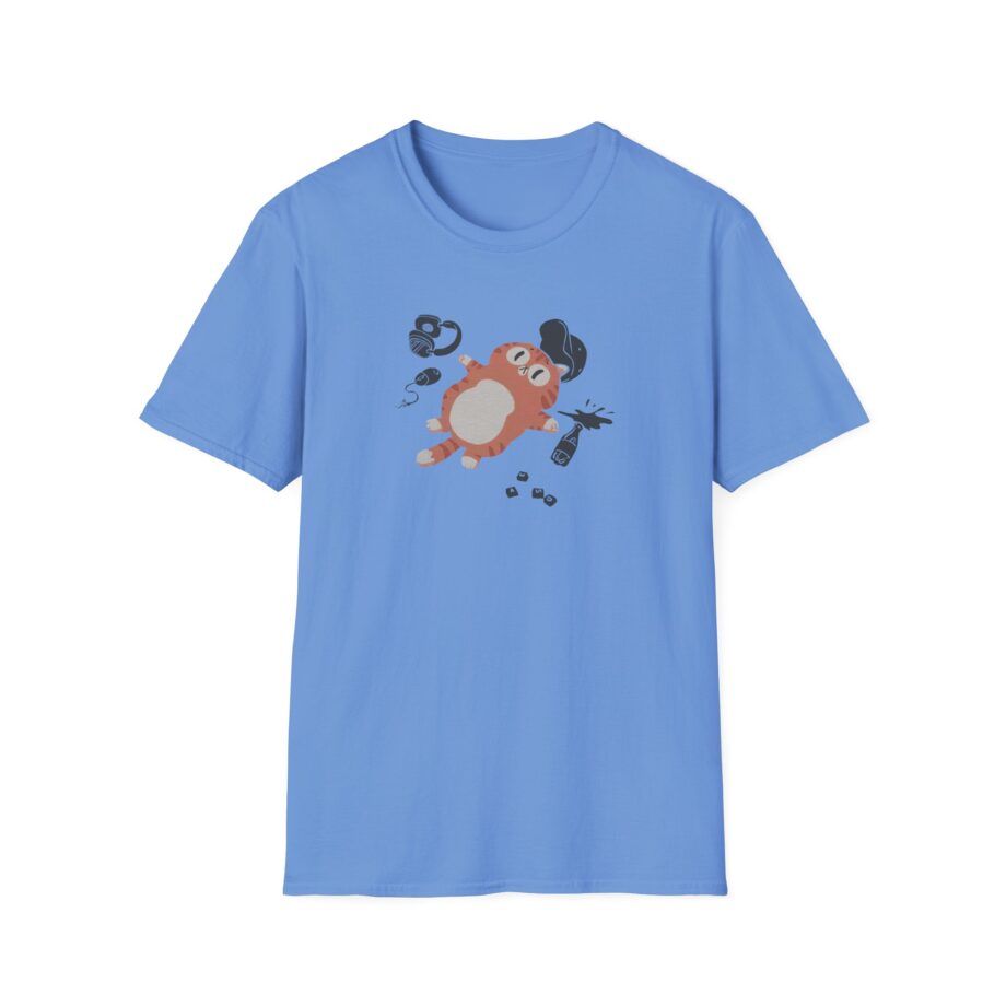 Lirik Gamed Out Cat Unisex Softstyle T-Shirt