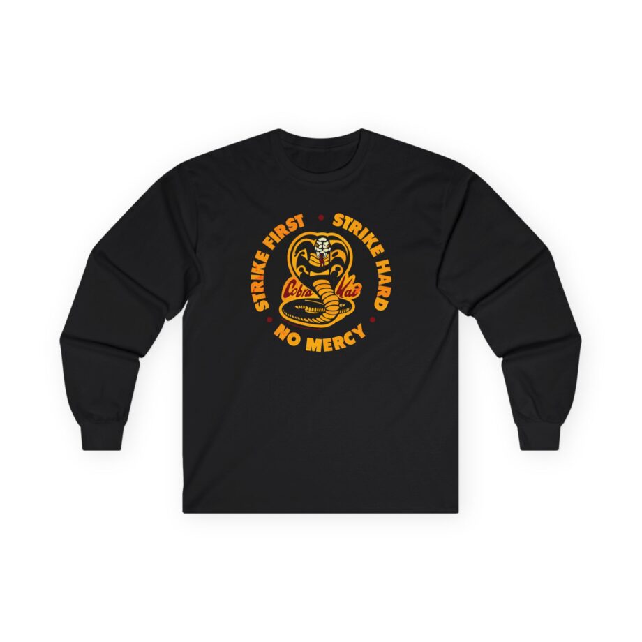 Cobra Kai Distressed Logo Unisex Ultra Cotton Long Sleeve Tee