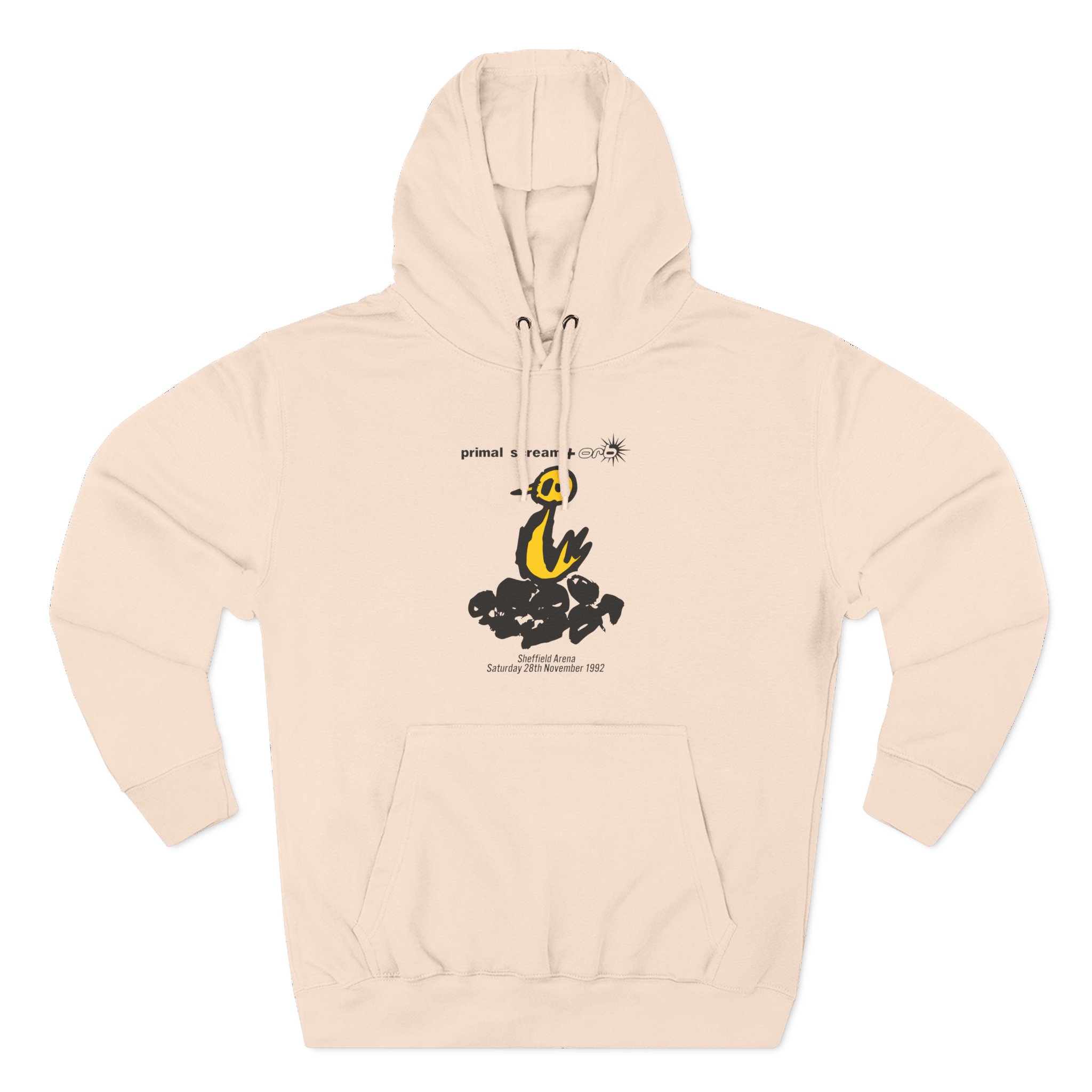 Primal Scream Three-Panel Fleece Hoodie