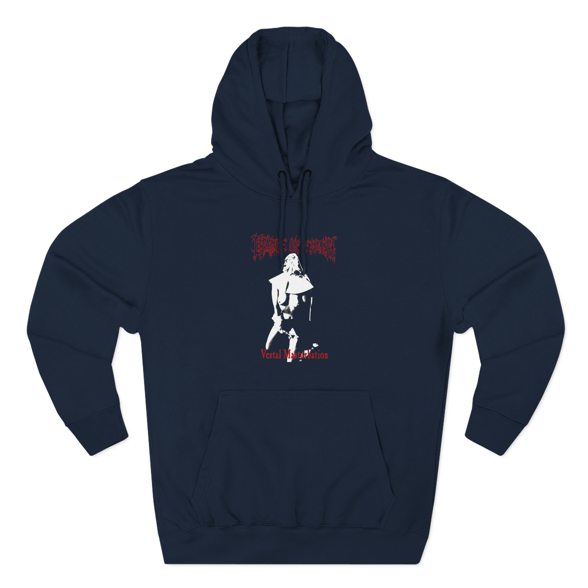 Cradle of Filth Vestal Masturbation Three-Panel Fleece Hoodie