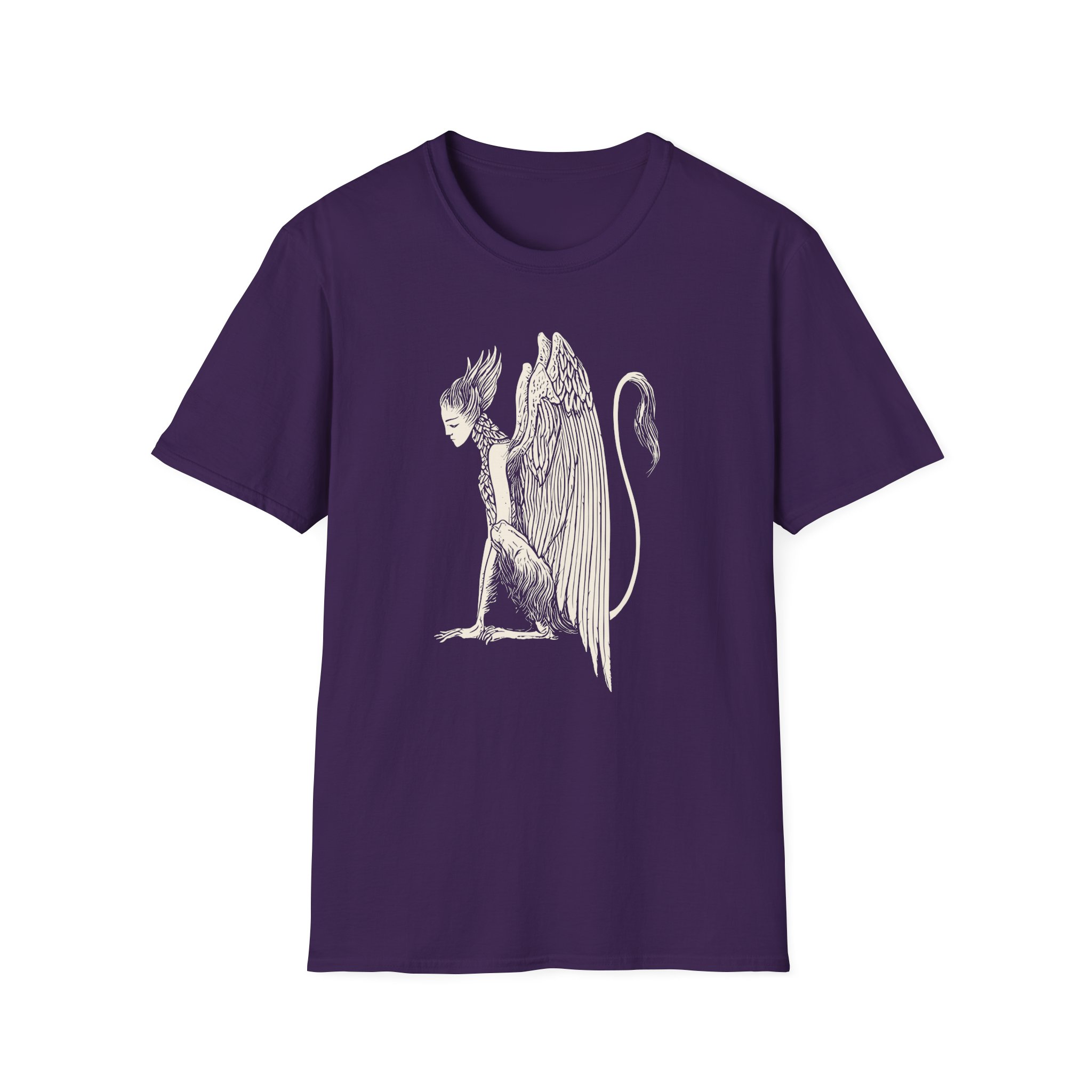 Alcest Spiritual Instinct Back Logo Unisex Softstyle T-Shirt