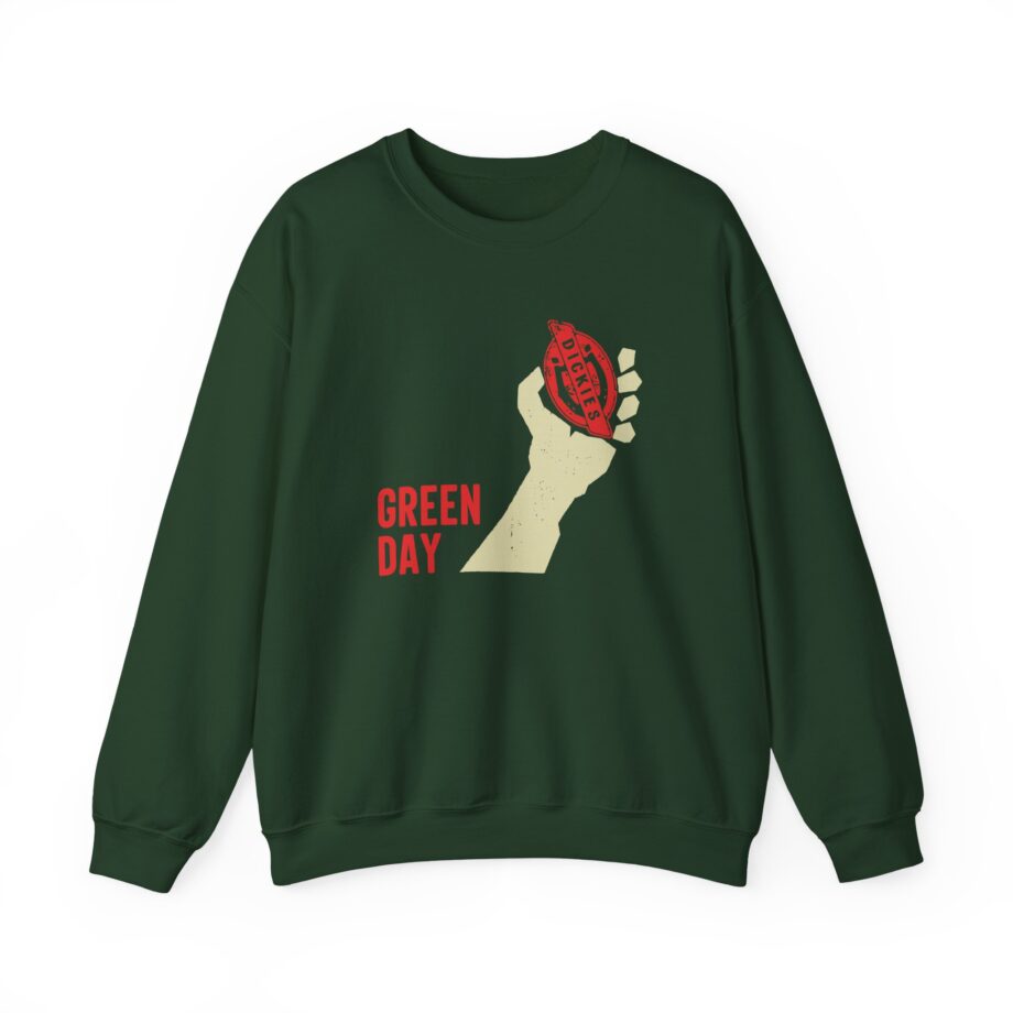 Green Day Dickies Heart Grenade Unisex Heavy Blend™ Crewneck Sweatshirt