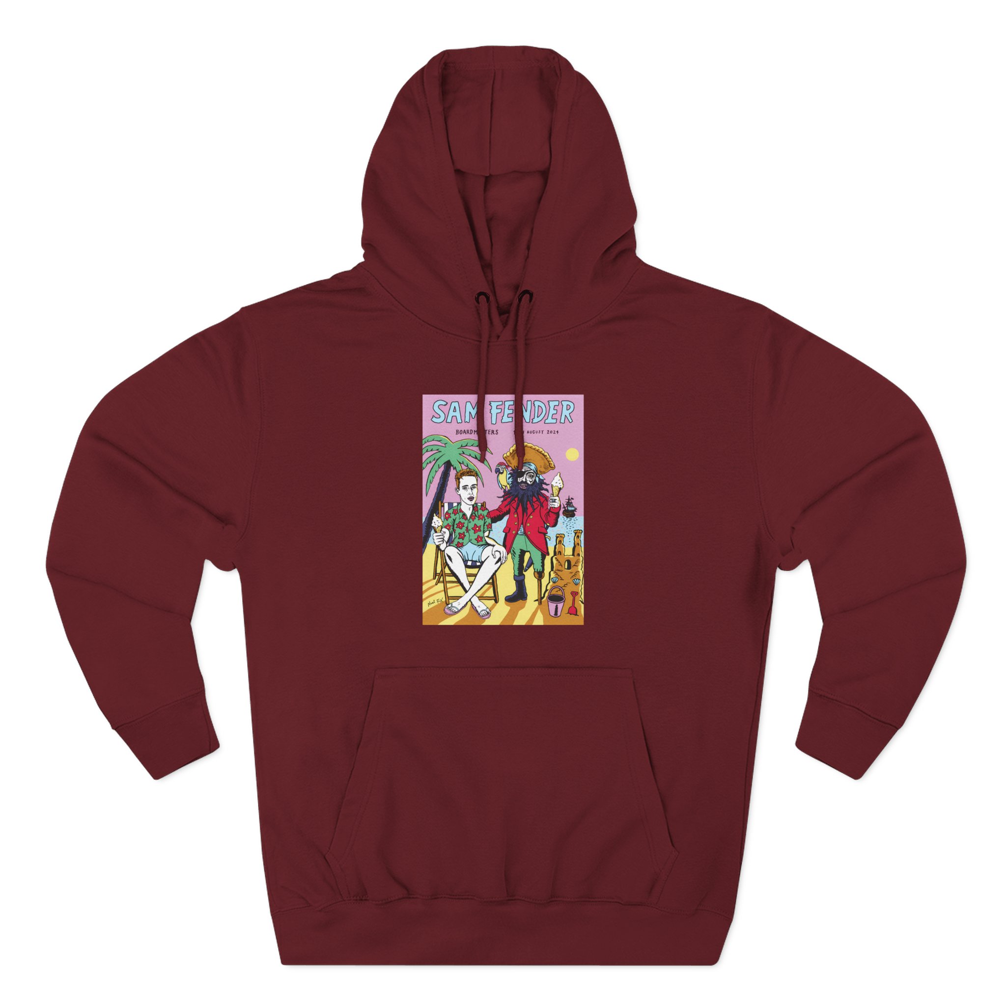 Sam Fender Beach Pirate Three-Panel Fleece Hoodie