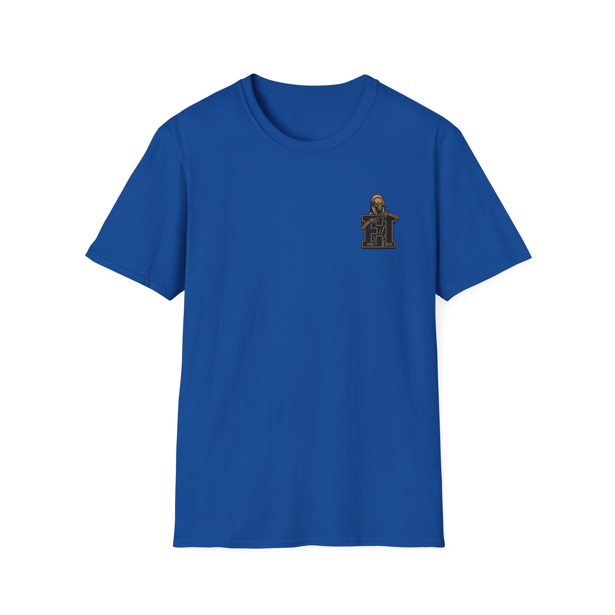 End It Bchc Reaper Emblem Unisex Softstyle T-Shirt