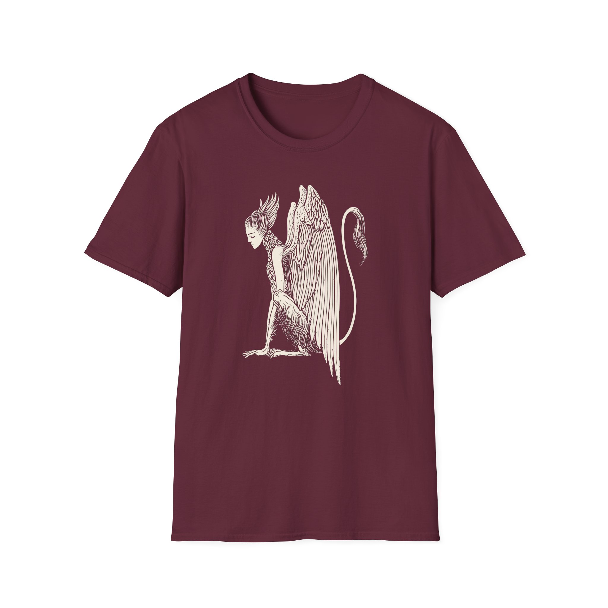 Alcest Spiritual Instinct Back Logo Unisex Softstyle T-Shirt