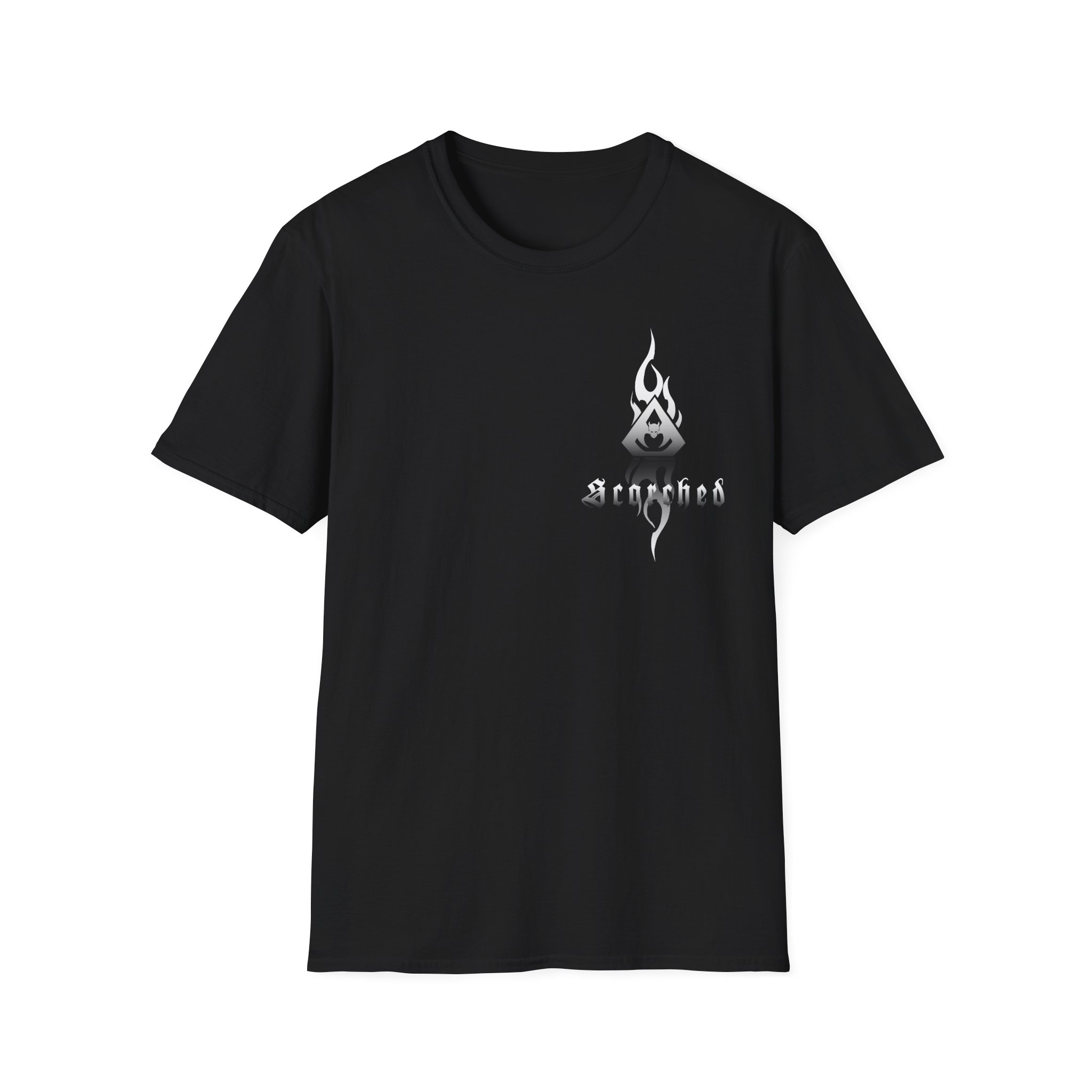 Overkill Scorched Stretched Logo Unisex Softstyle T-Shirt