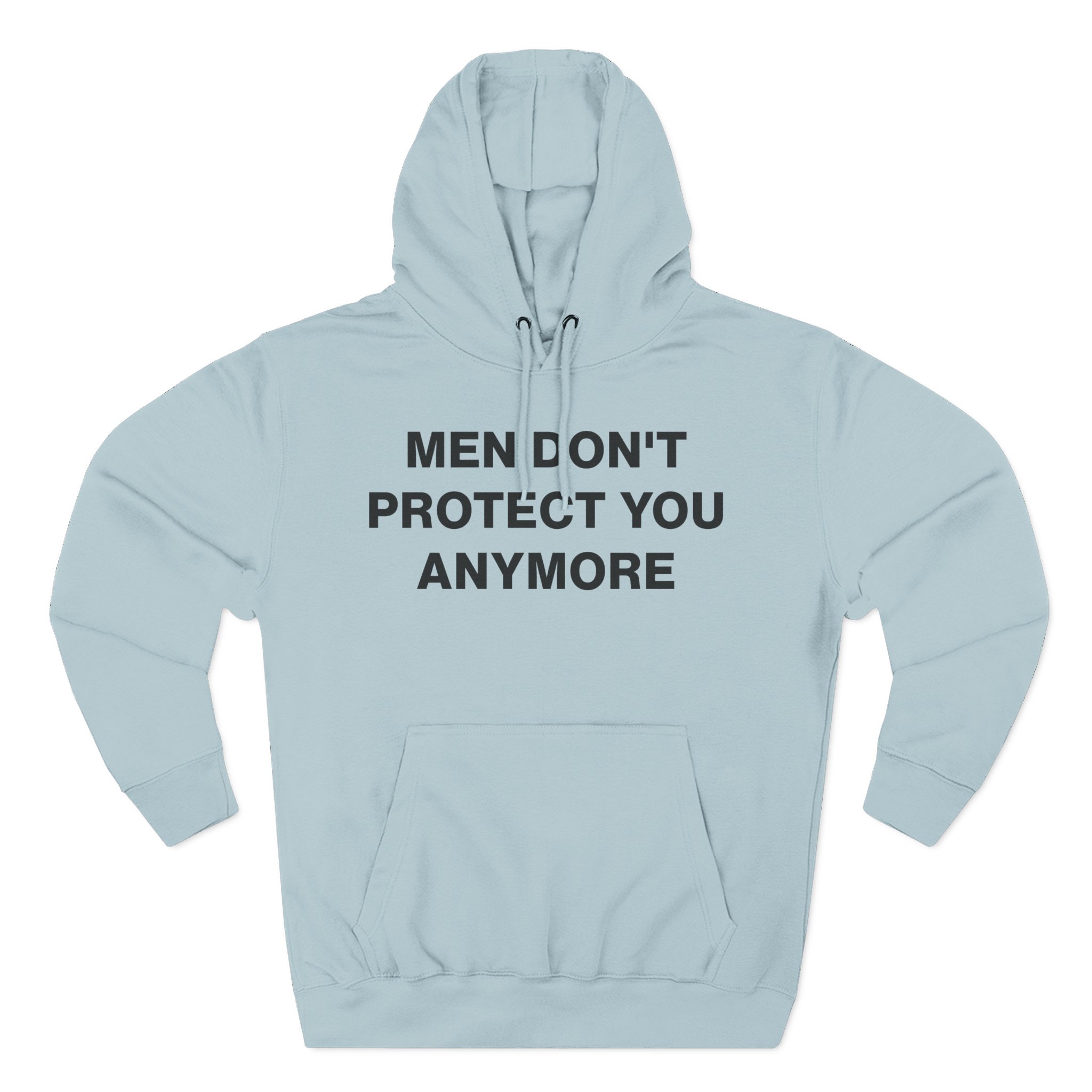 Jenny Holzer Men Don“t Protect You Anymore Three-Panel Fleece Hoodie