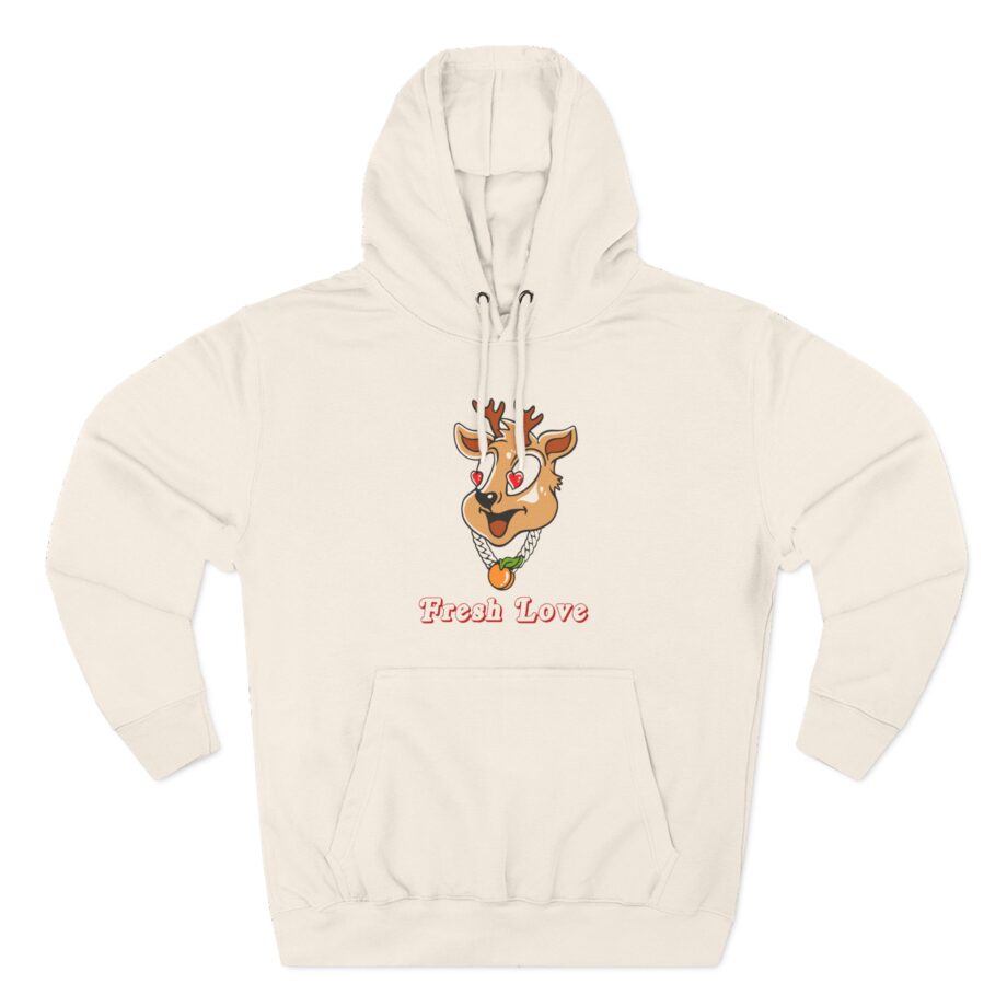 Fresh Love Dough in Love Three-Panel Fleece Hoodie