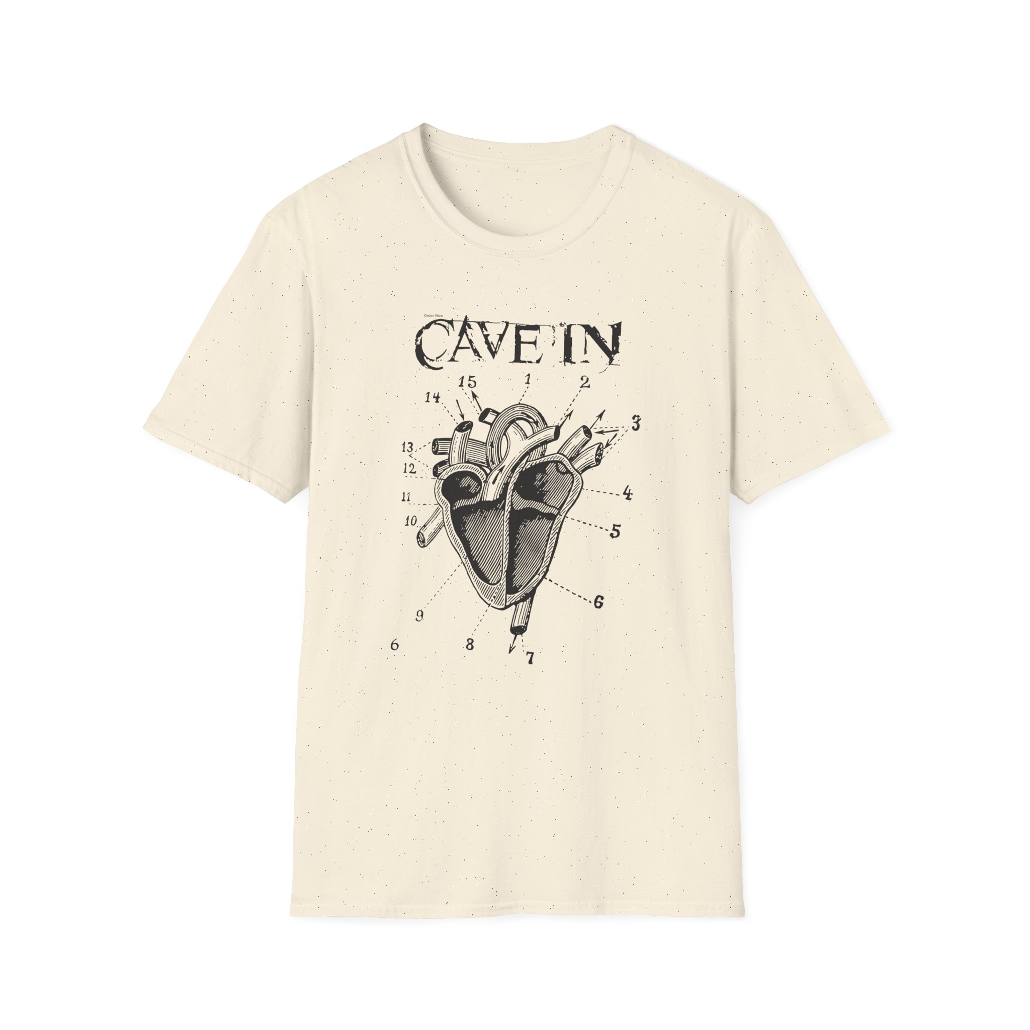 Cave in Classic Heart Unisex Softstyle T-Shirt