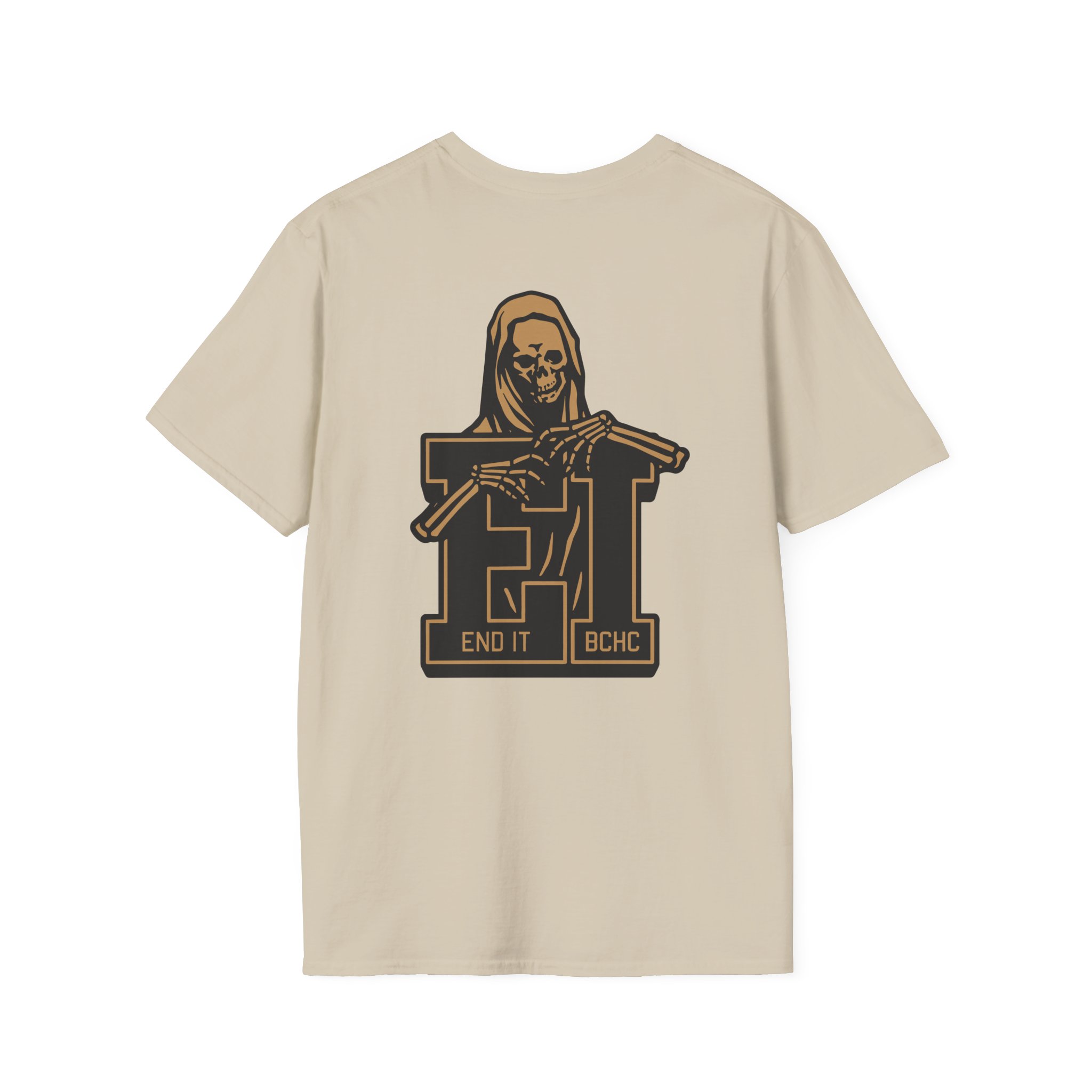 End It Bchc Reaper Emblem Unisex Softstyle T-Shirt