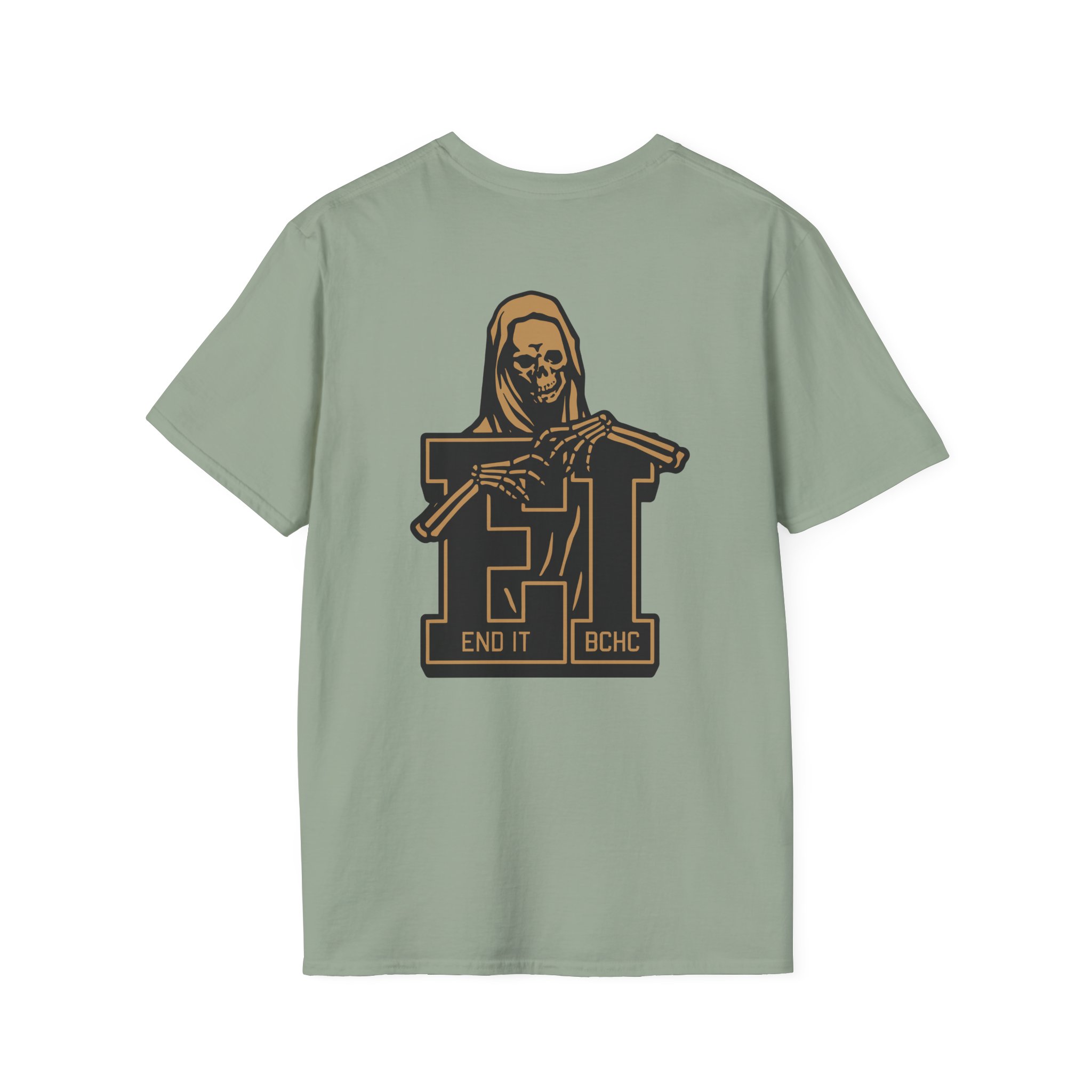 End It Bchc Reaper Emblem Unisex Softstyle T-Shirt