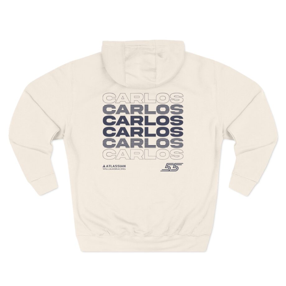 Carlos Sainz Atlassian Williams Racing Three-Panel Fleece Hoodie