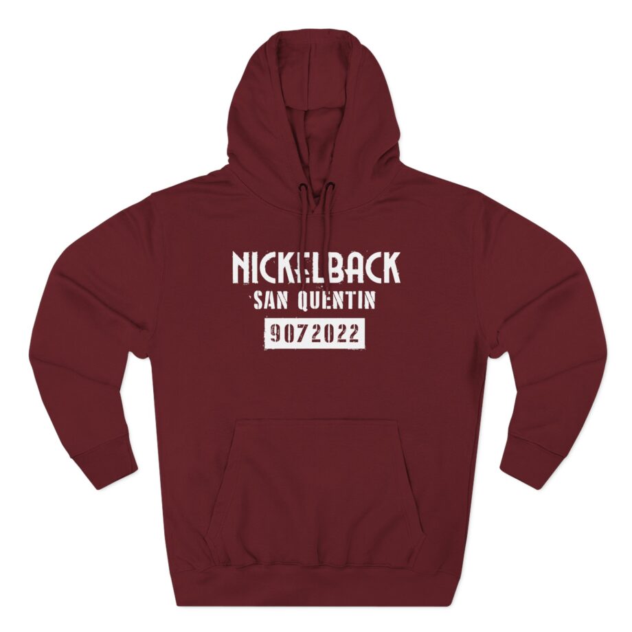 Nickelback San Quentin Three-Panel Fleece Hoodie