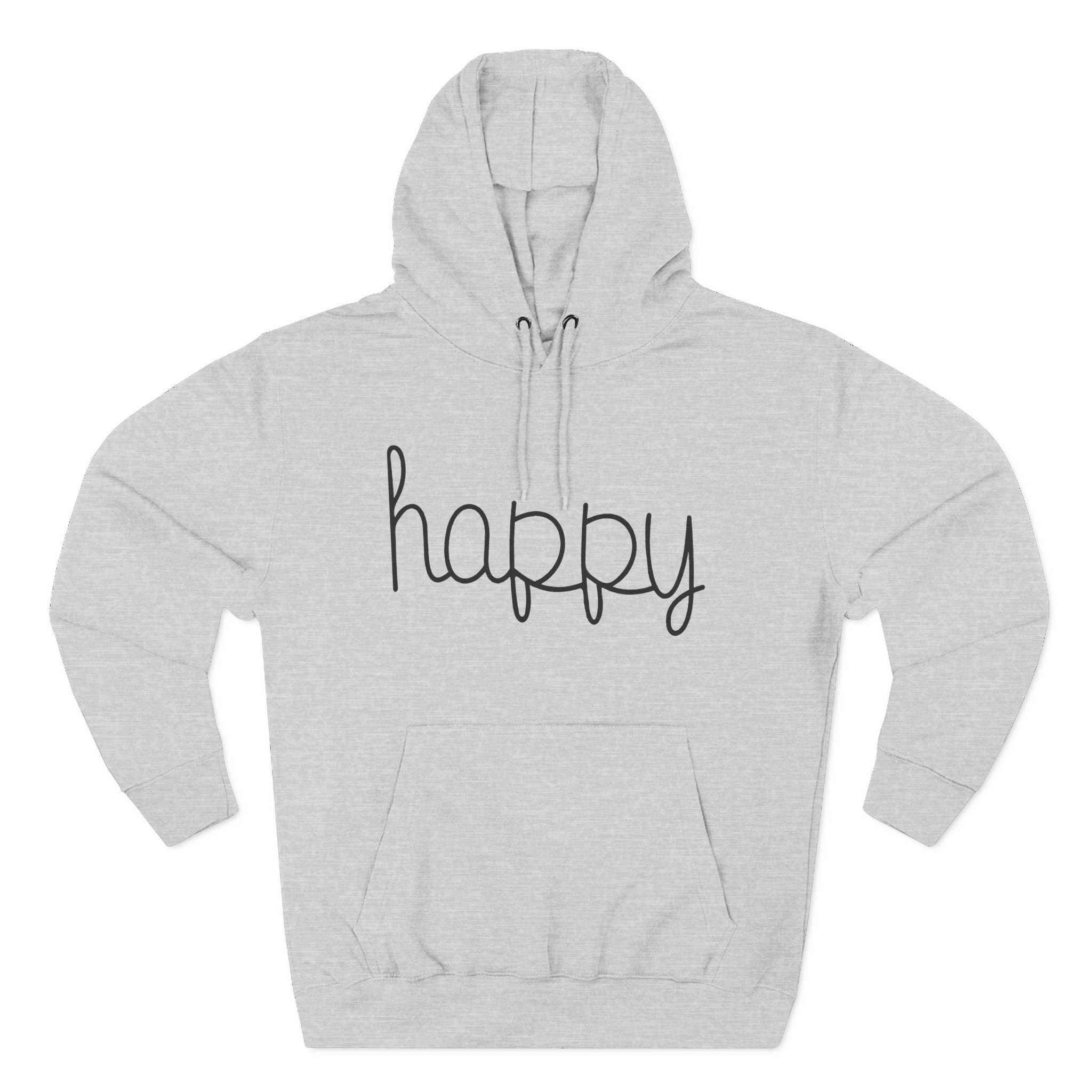 Shubble happy Three-Panel Fleece Hoodie