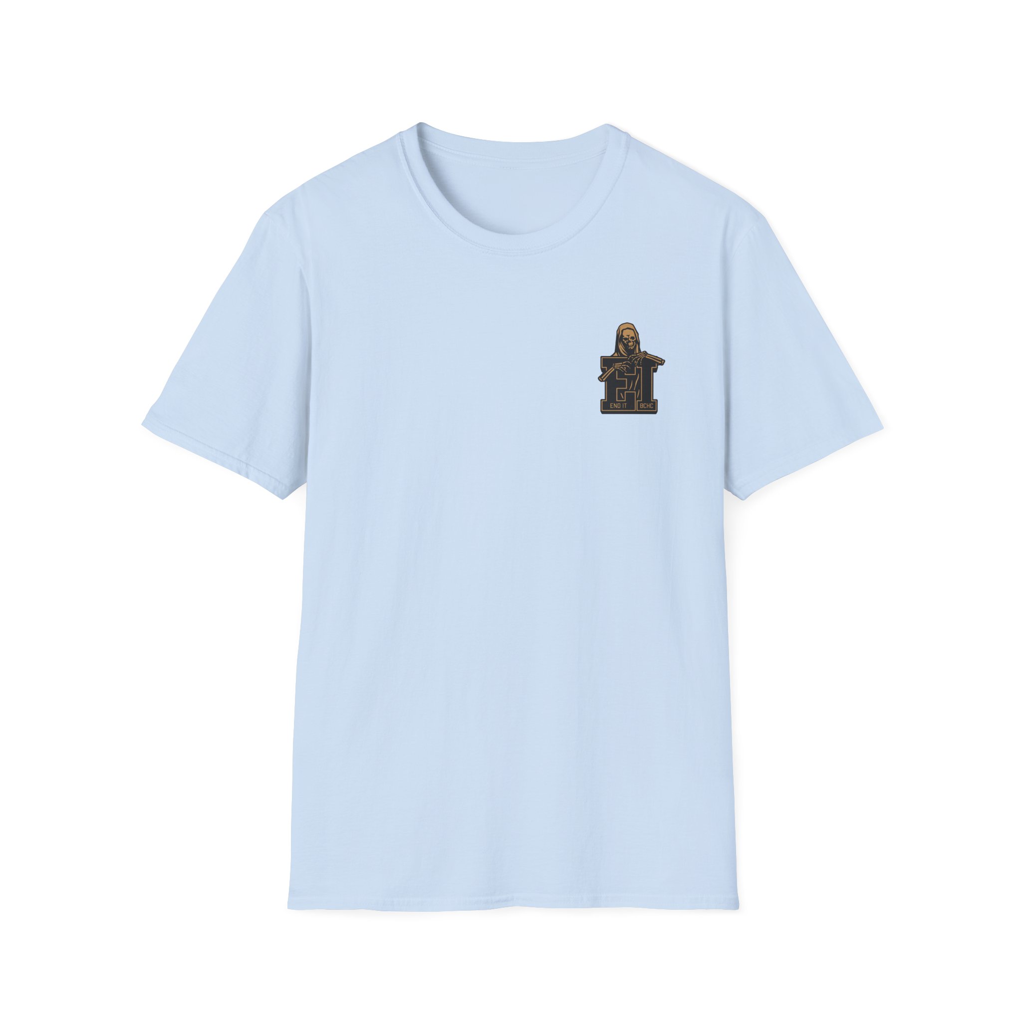 End It Bchc Reaper Emblem Unisex Softstyle T-Shirt