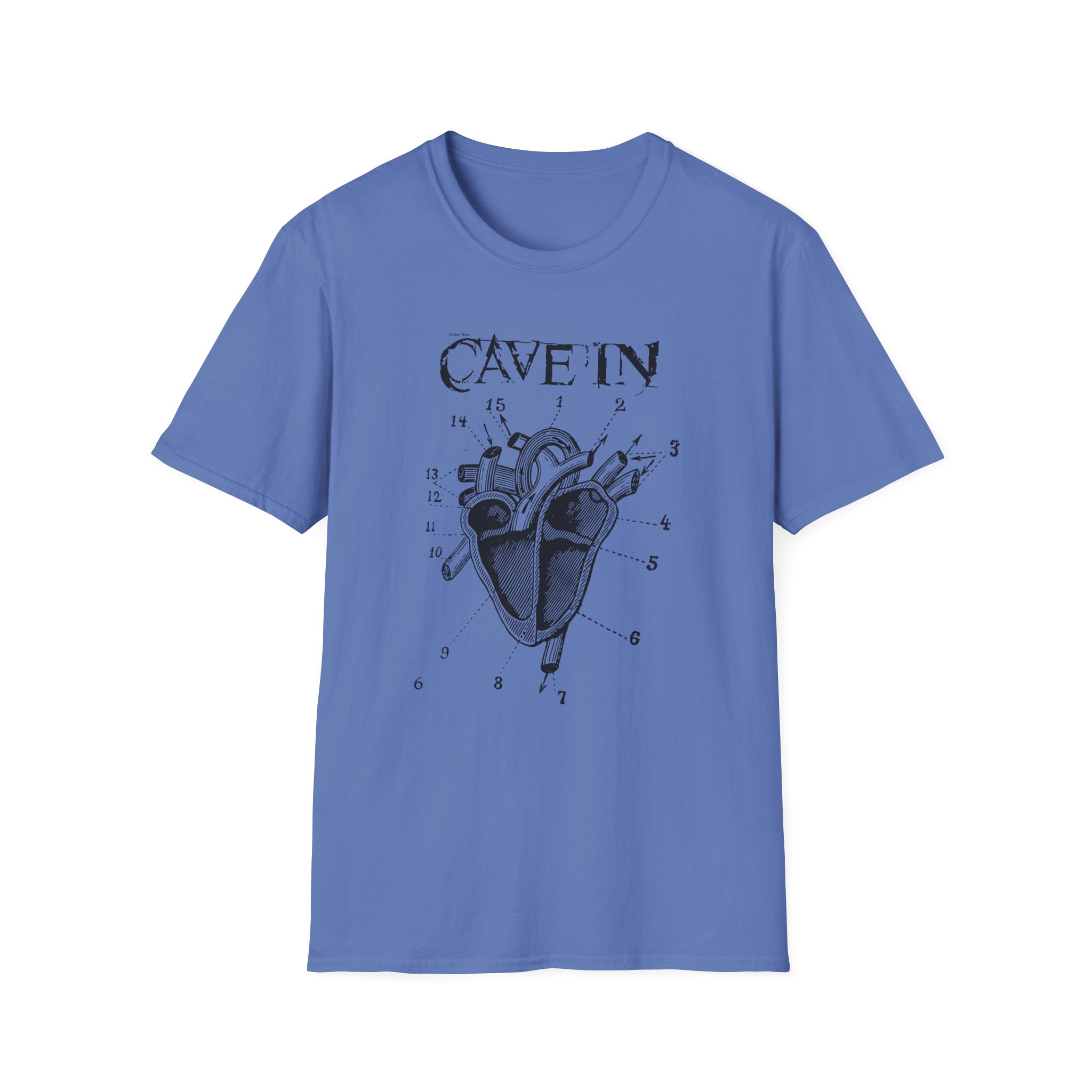 Cave in Classic Heart Unisex Softstyle T-Shirt