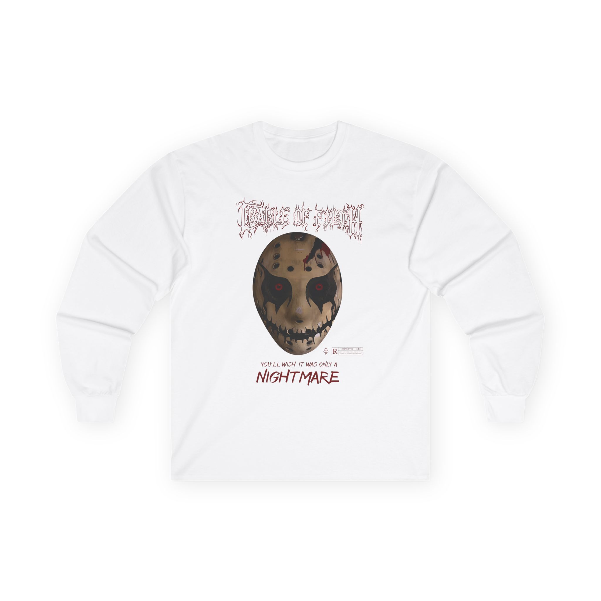 Cradle of Filth Halloween Hockey Mask Unisex Ultra Cotton Long Sleeve Tee