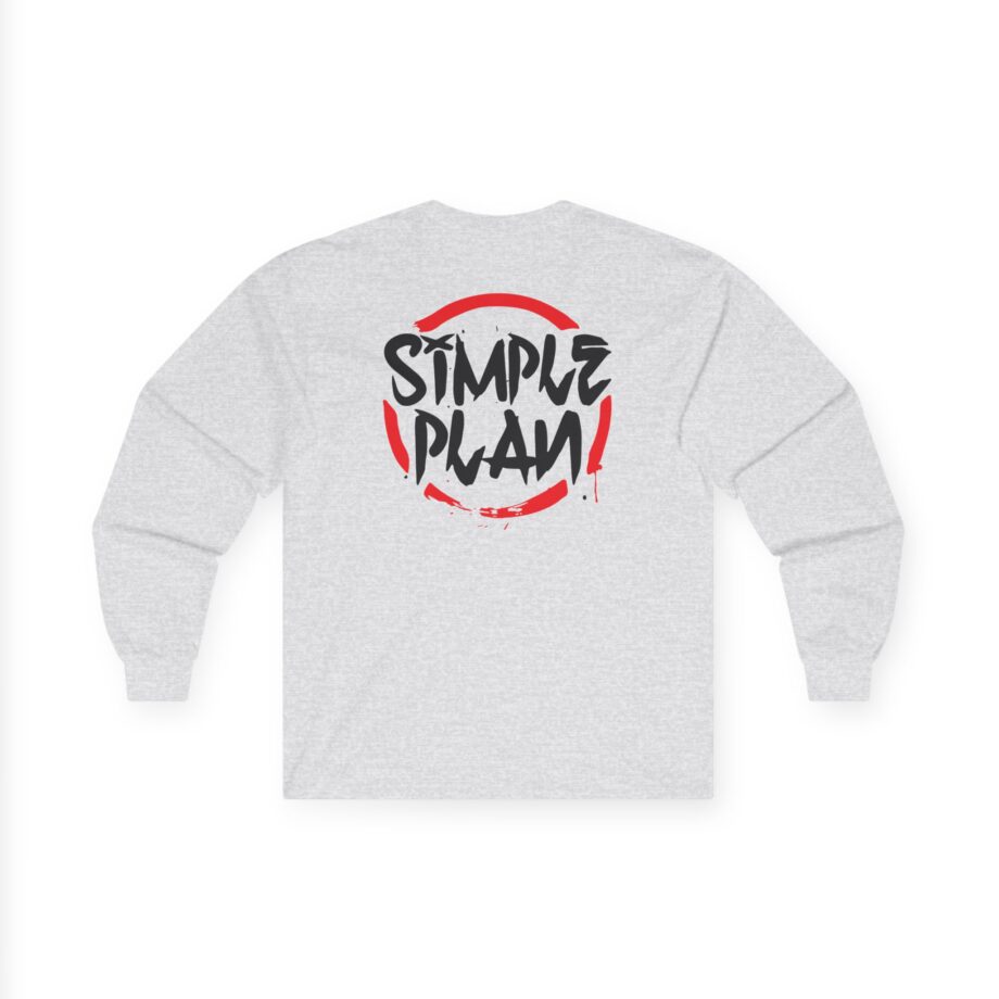 Simple Plan Circle Splat Unisex Ultra Cotton Long Sleeve Tee