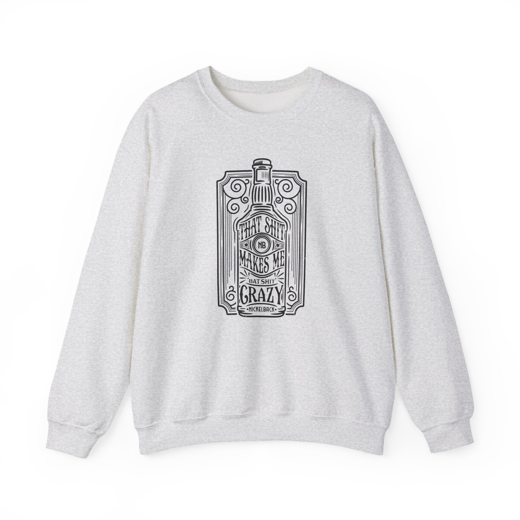 Nickelback Batshit Crazy Unisex Heavy Blendâ„¢ Crewneck Sweatshirt