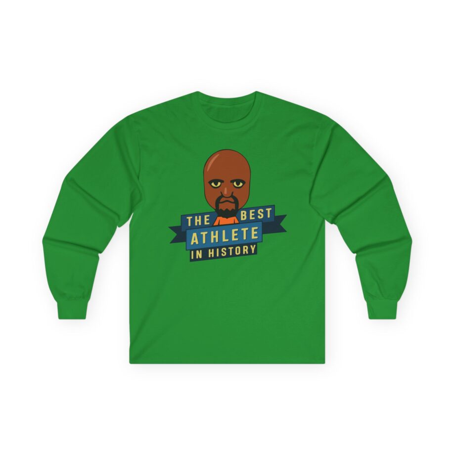 Poofesure the best athlete in history Unisex Ultra Cotton Long Sleeve Tee