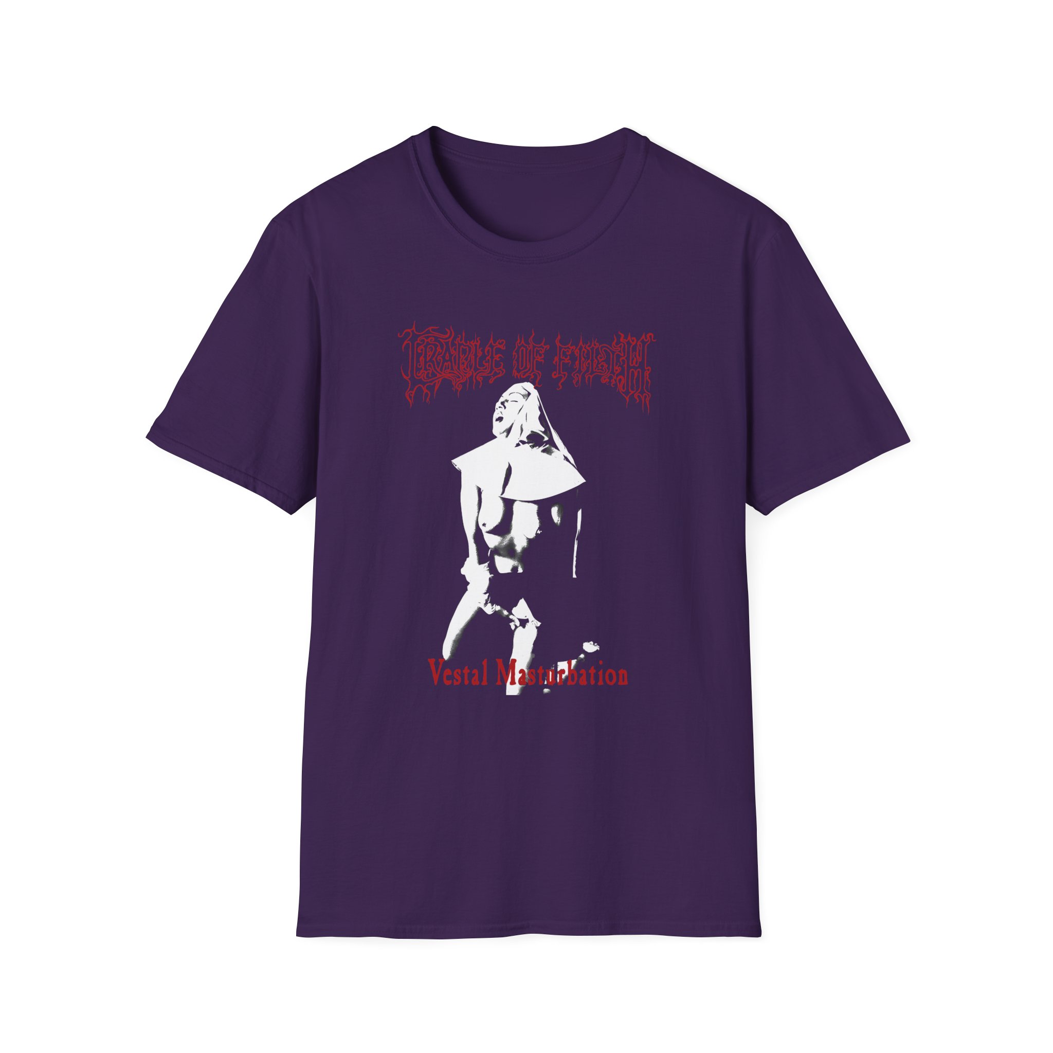 Cradle of Filth Vestal Masturbation Unisex Softstyle T-Shirt