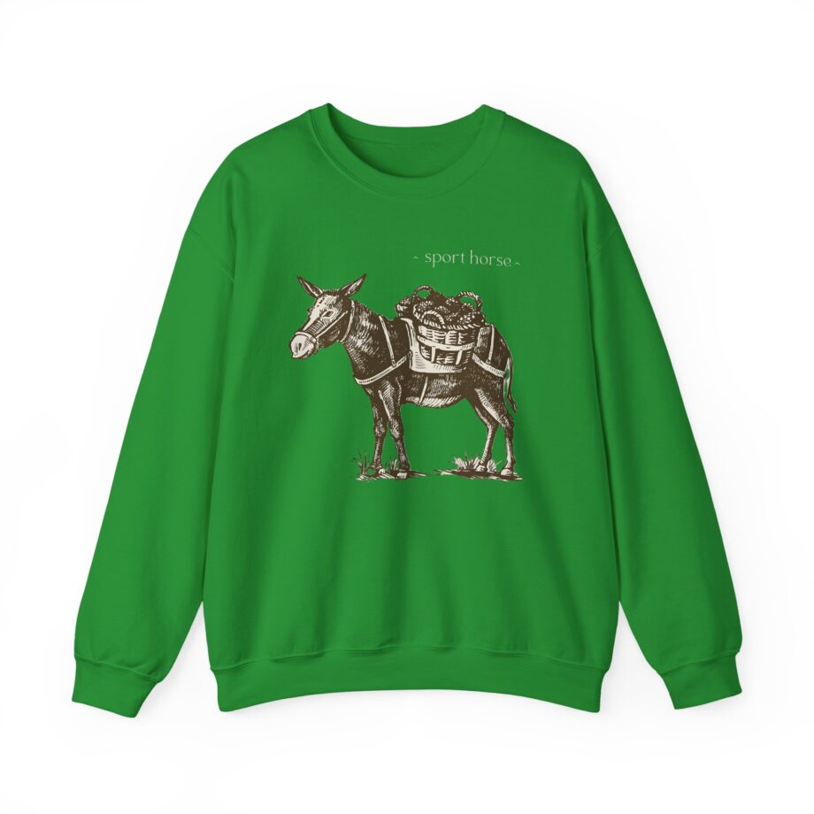 Mumbo Jumbo Sport Horse Unisex Heavy Blend™ Crewneck Sweatshirt
