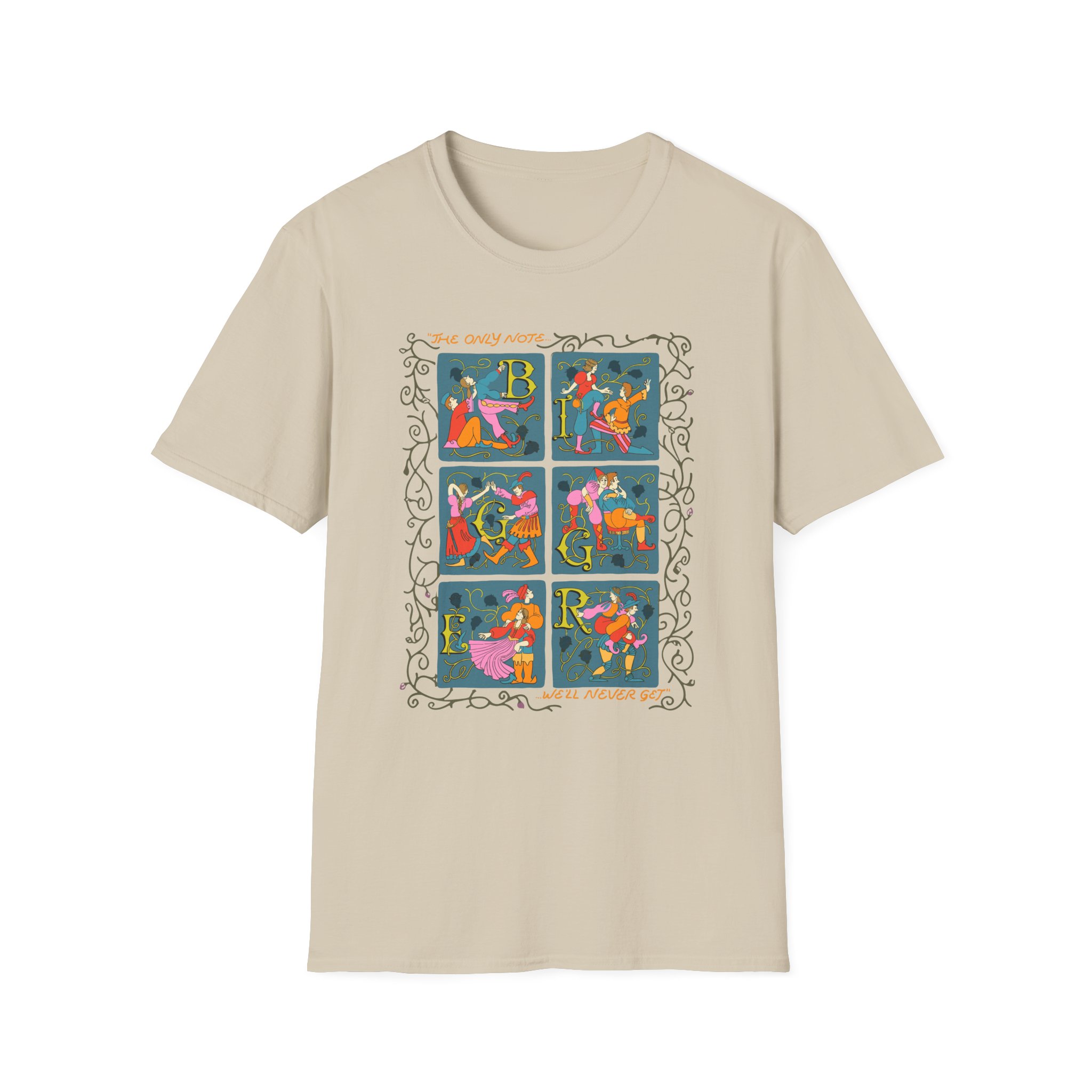 Drawfee Medieval Improvisation Unisex Softstyle T-Shirt