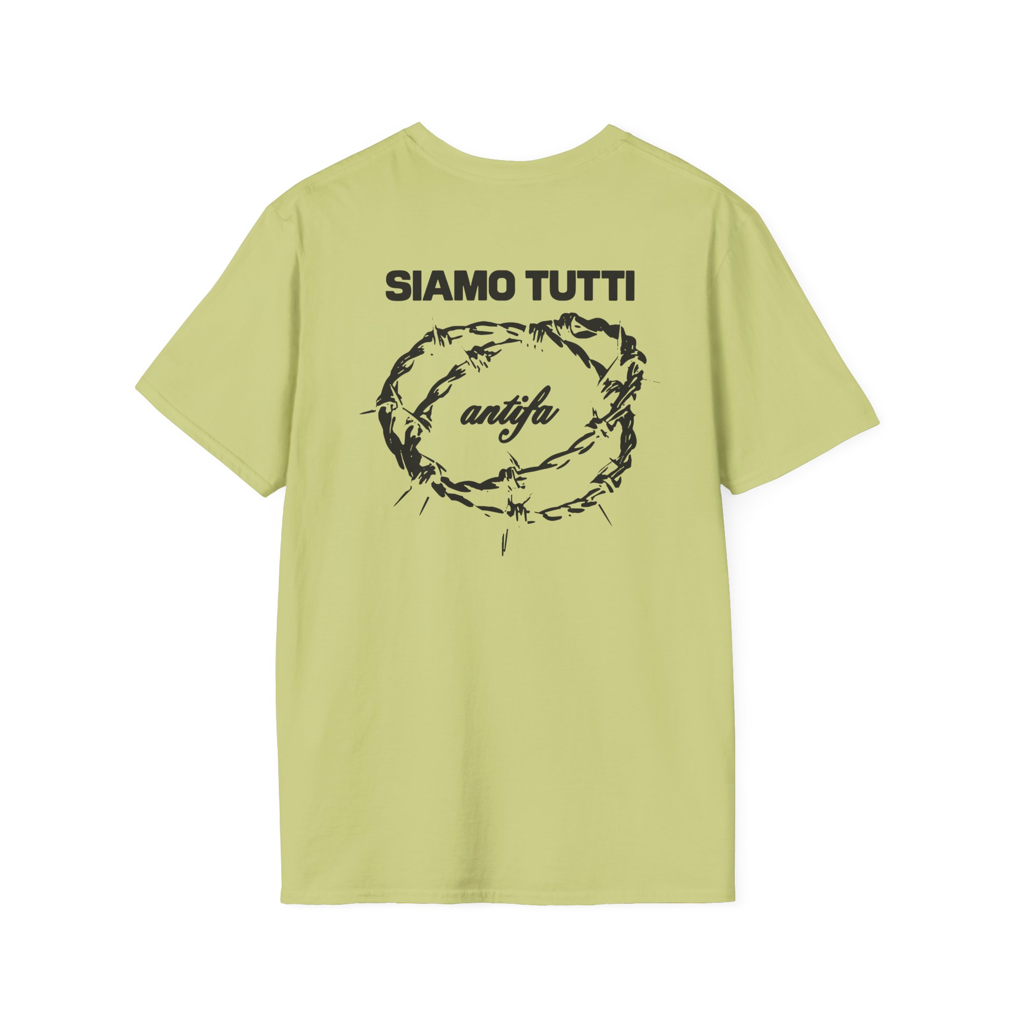 Disarstar Siamo Tutti Antifa Unisex Softstyle T-Shirt