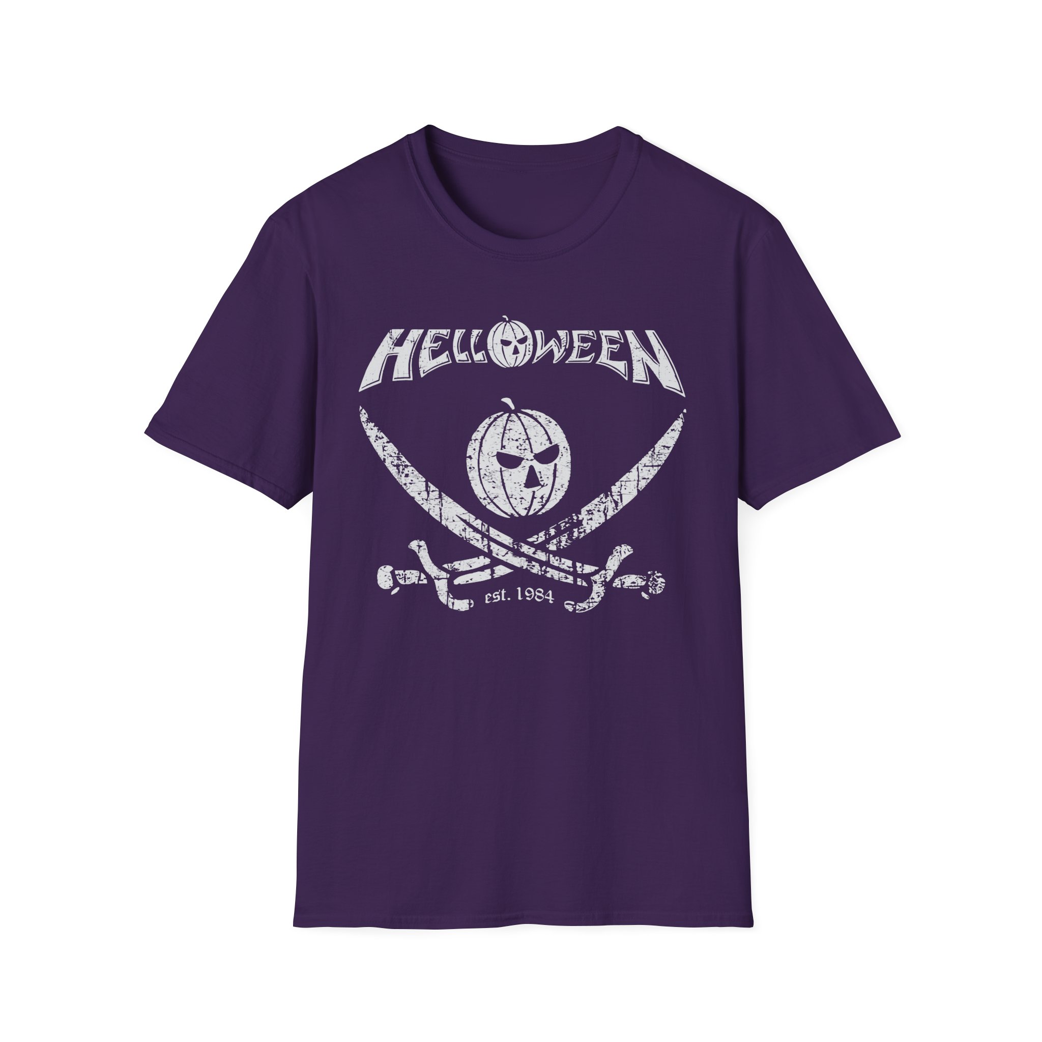 Helloween Pirate Pumpkin Unisex Softstyle T-Shirt