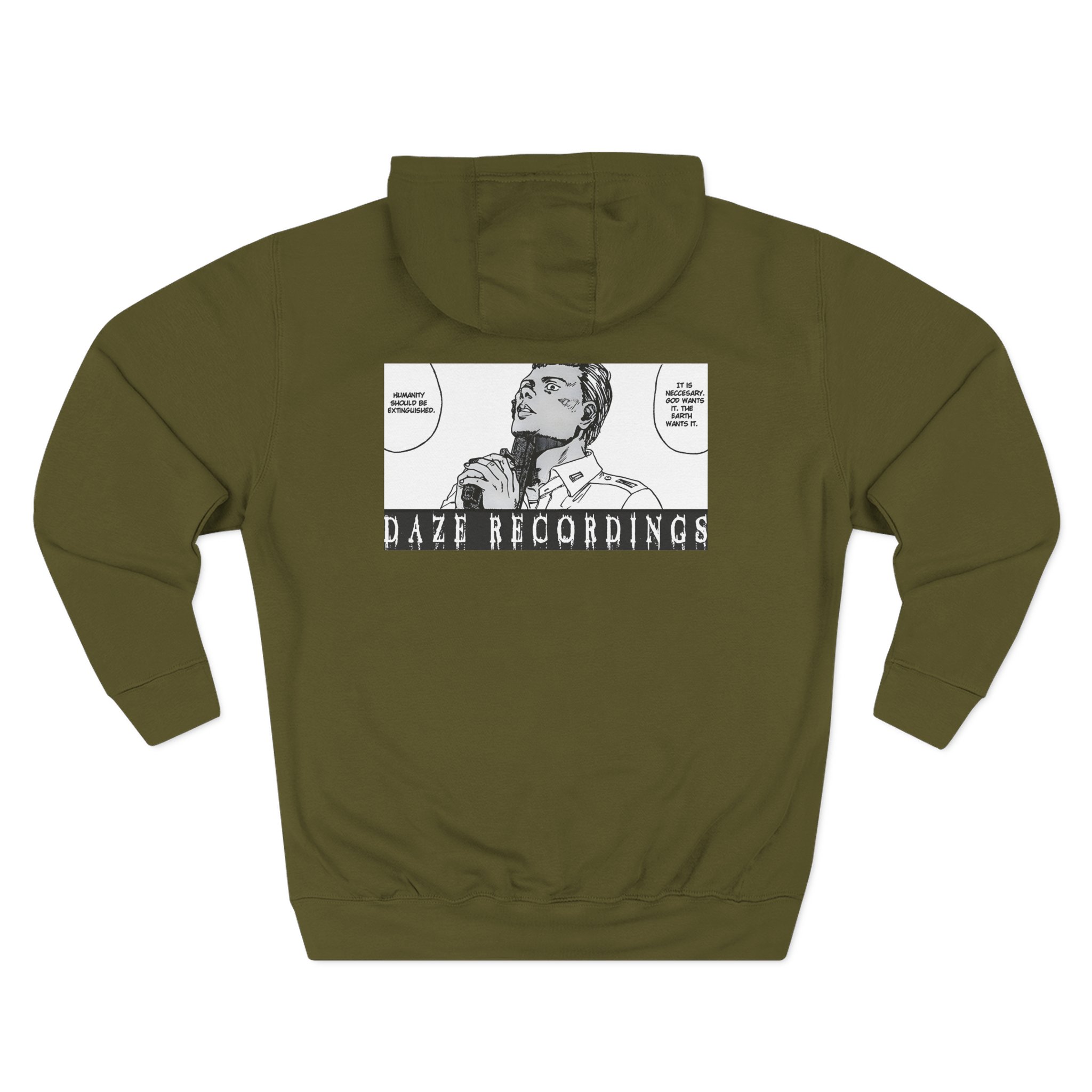 Sanction the World is Cruel Three-Panel Fleece Hoodie