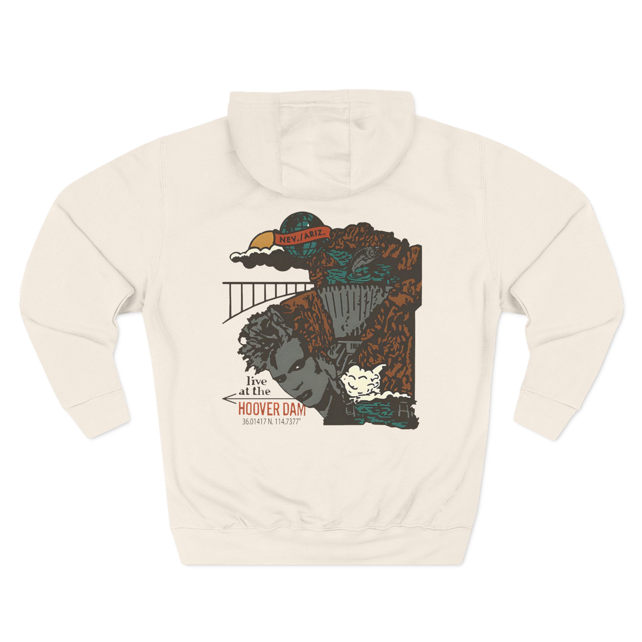 Billy Idol Hoover Dam Three-Panel Fleece Hoodie