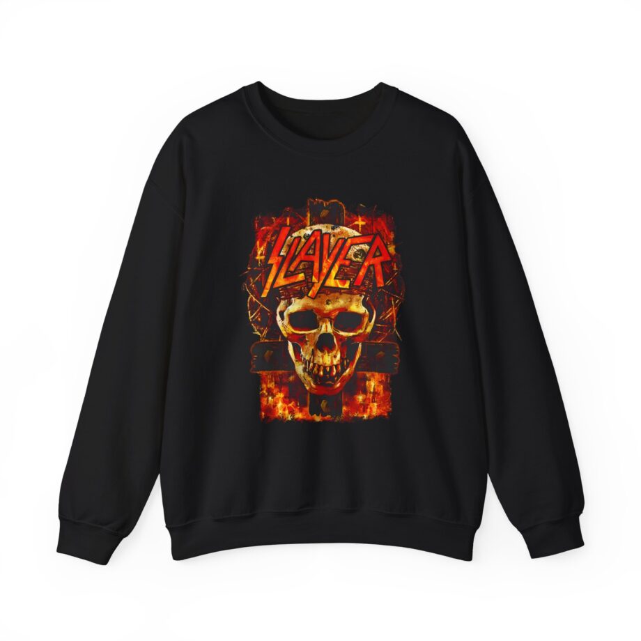 Slayer Skull And Cross Unisex Heavy Blend™ Crewneck Sweatshirt