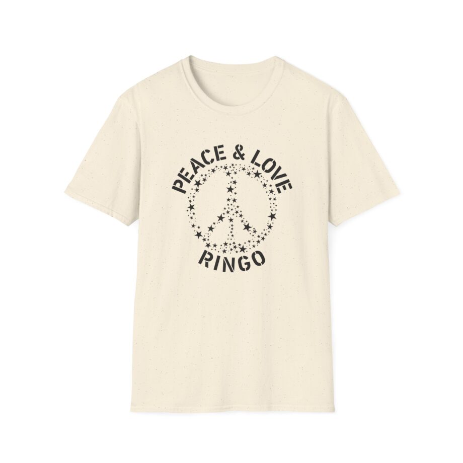 Ringo Starr Peace & Love Unisex Softstyle T-Shirt