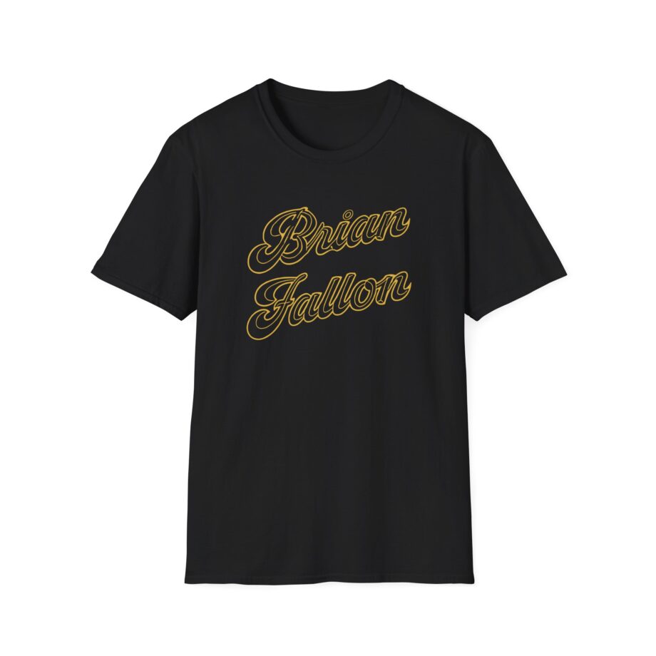 Brian Fallon Gold Text Unisex Softstyle T-Shirt