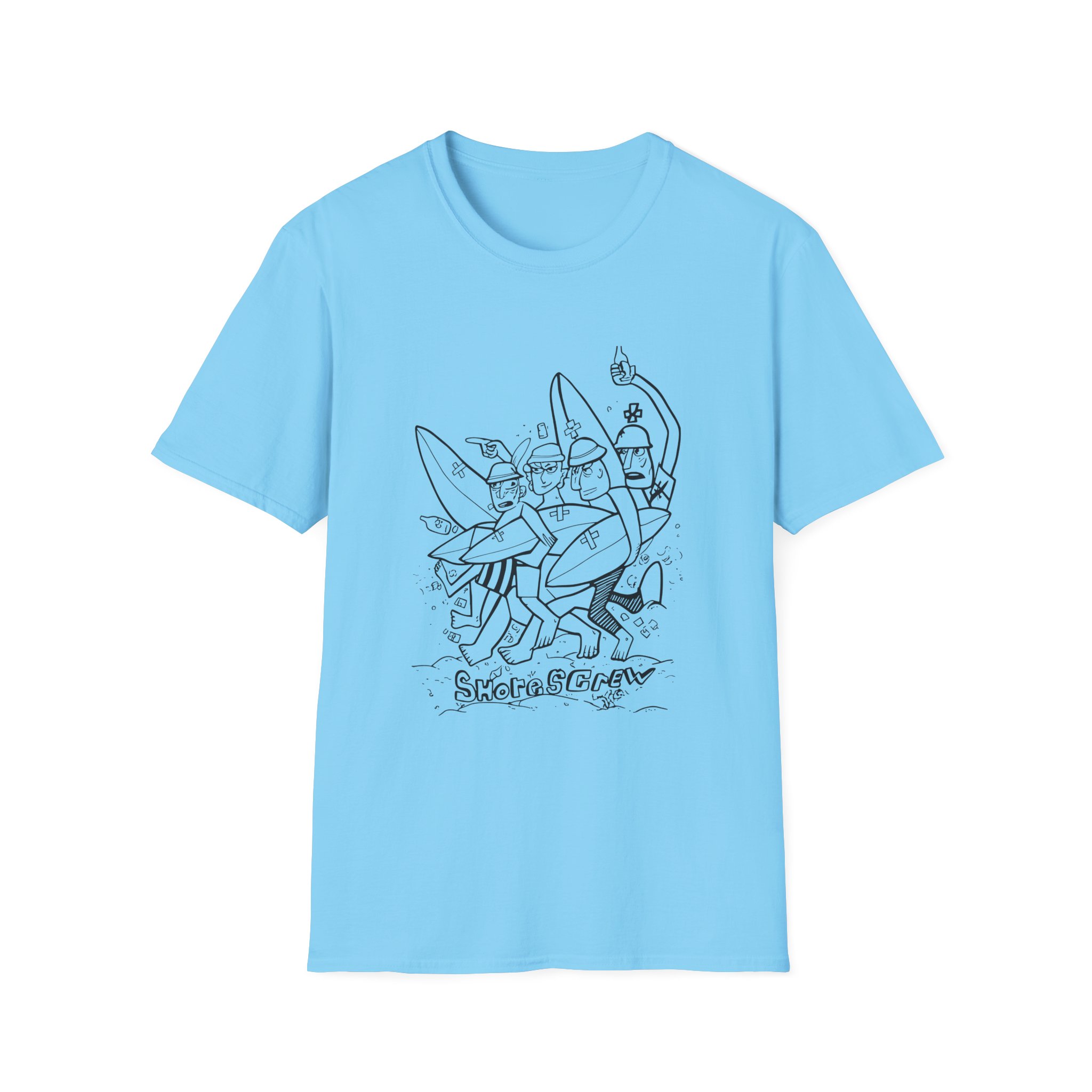 Surf Gang Unisex Softstyle T-Shirt