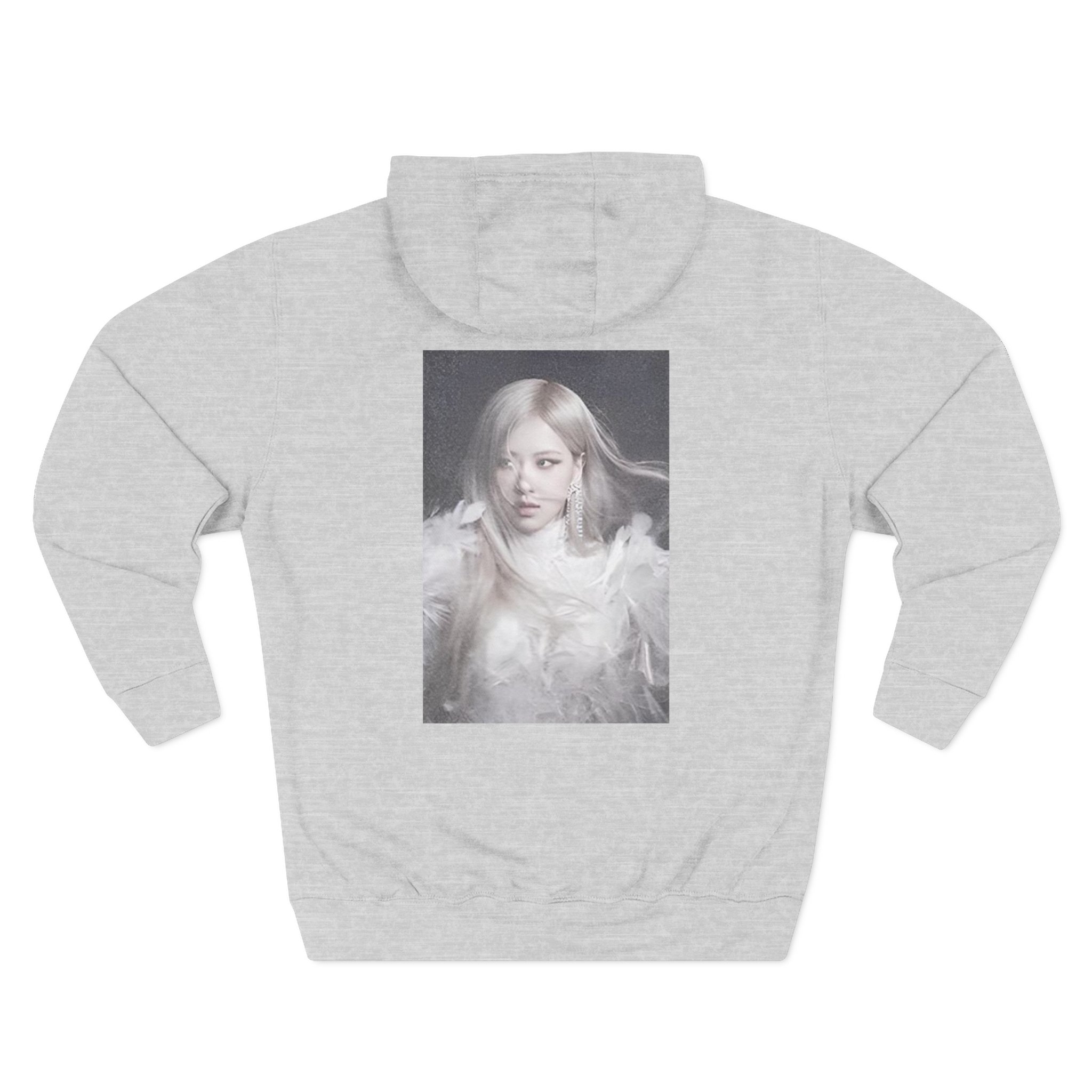 B Rose Three-Panel Fleece Hoodie