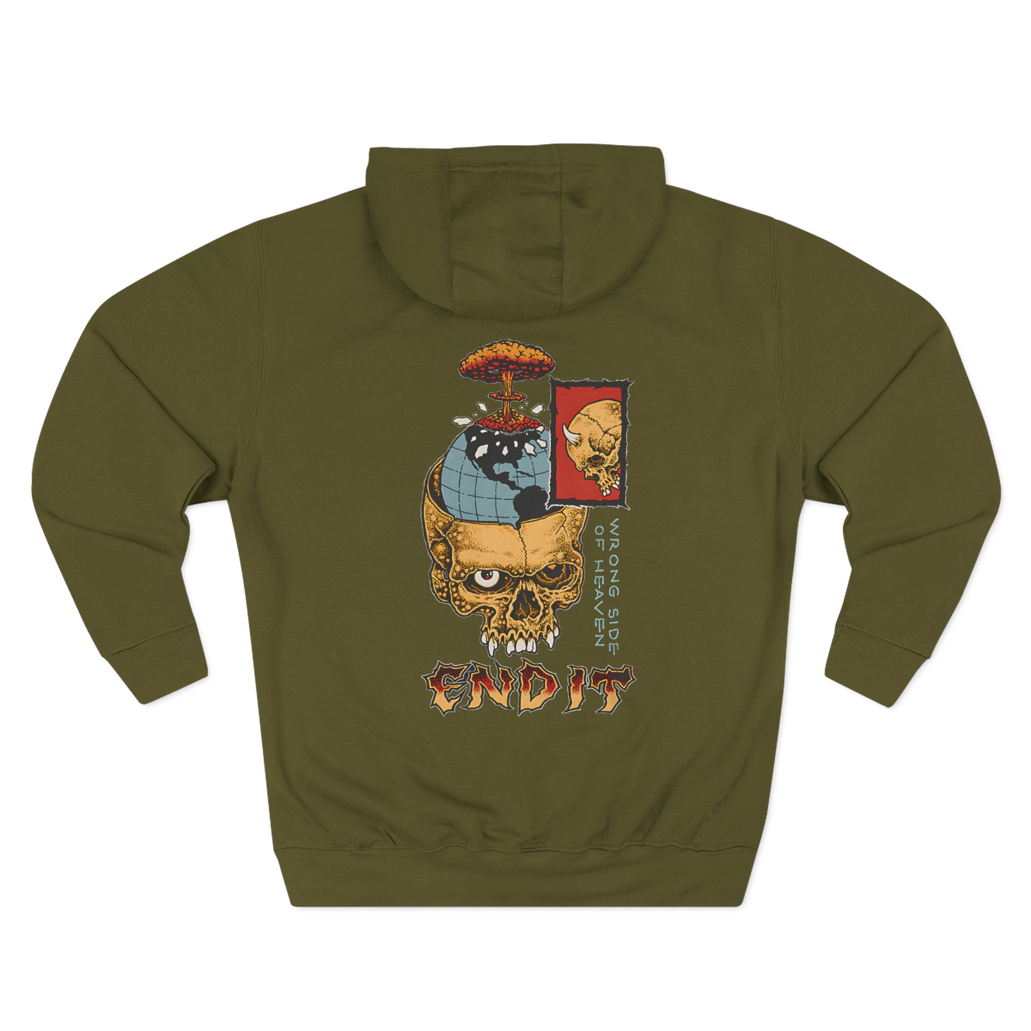 End It Wrong Side Of Heaven Three-Panel Fleece Hoodie
