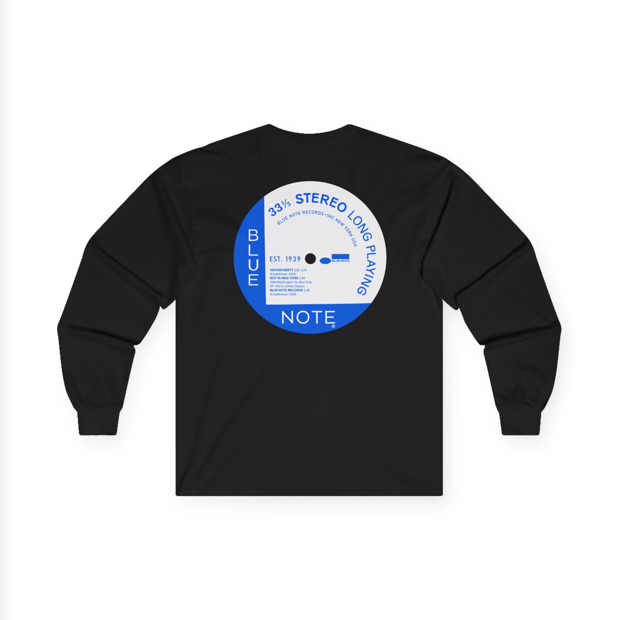 Blue Note X Highsnobiety Anniversary Unisex Ultra Cotton Long Sleeve Tee