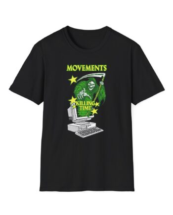 Movements Killing Time Grim Reaper Unisex Softstyle T-Shirt