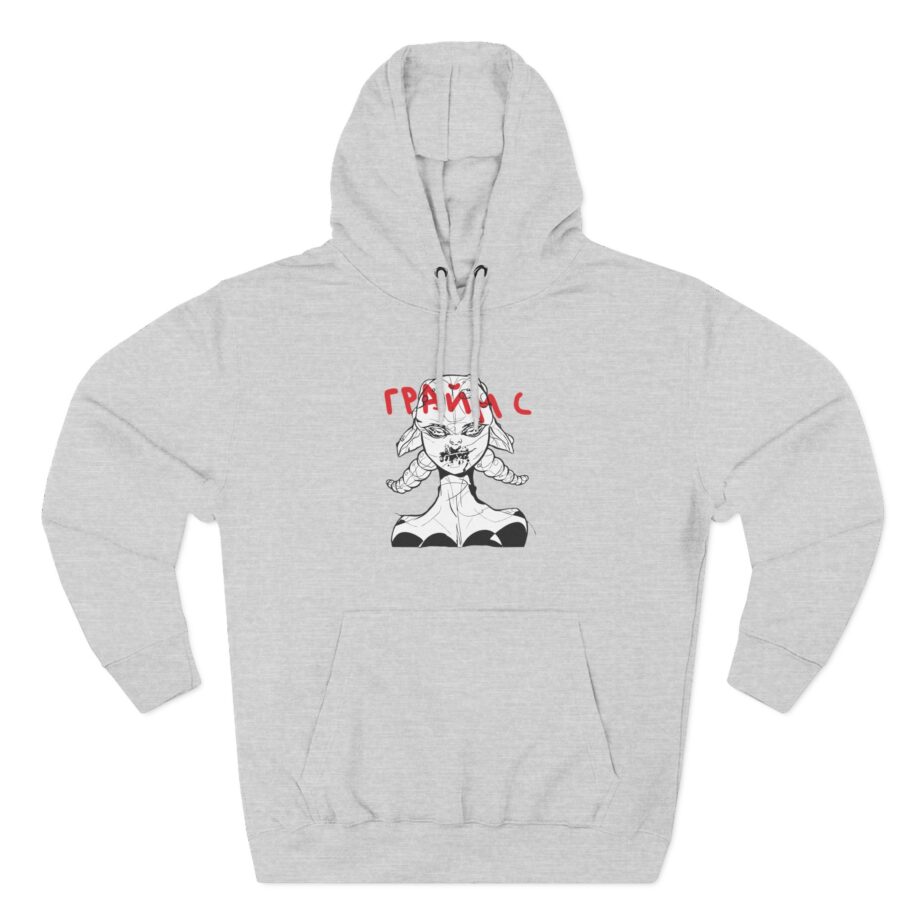 Grimes Three-panel Fleece Hoodie