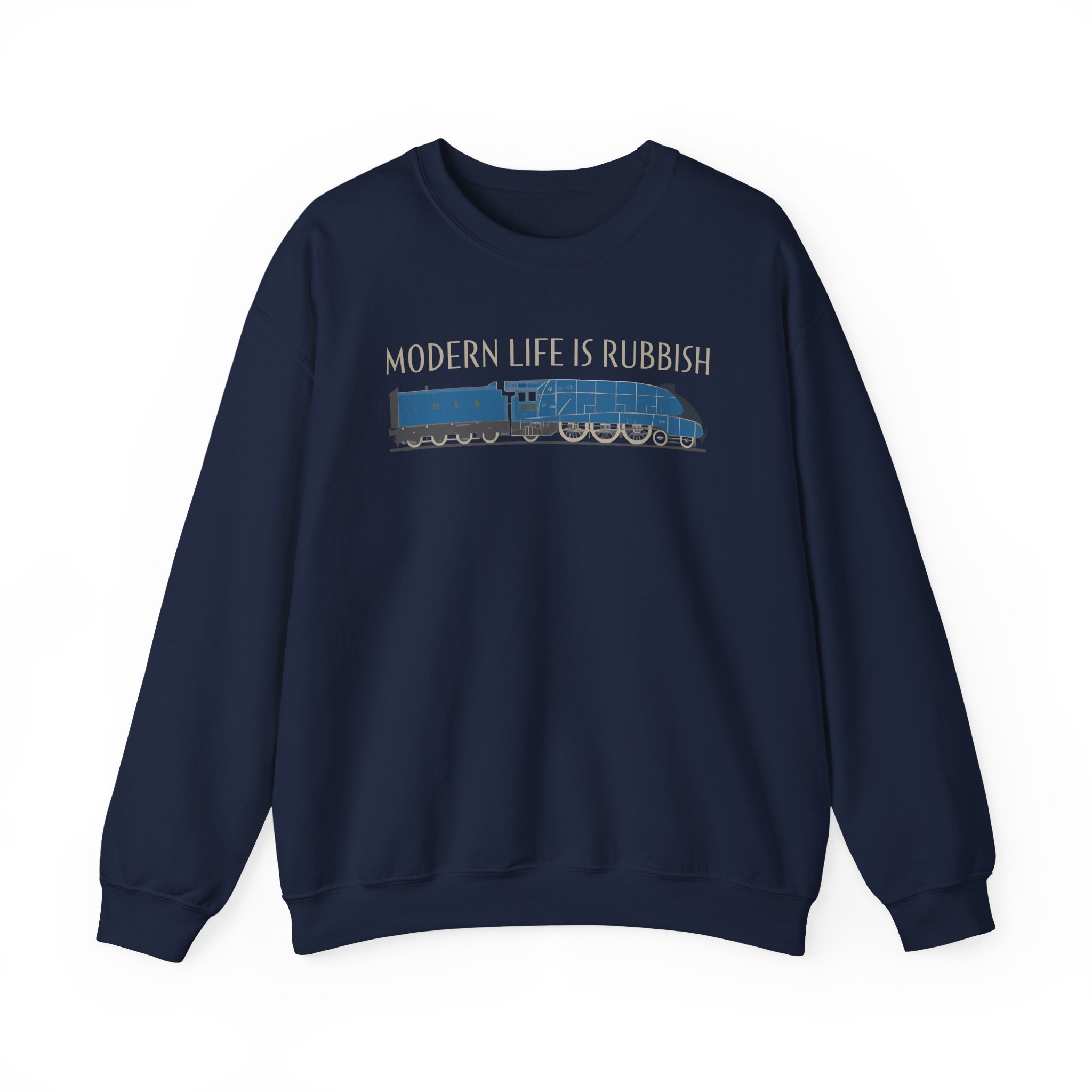 Blur Modern Life is Rubbish Train Unisex Heavy Blendâ„¢ Crewneck Sweatshirt